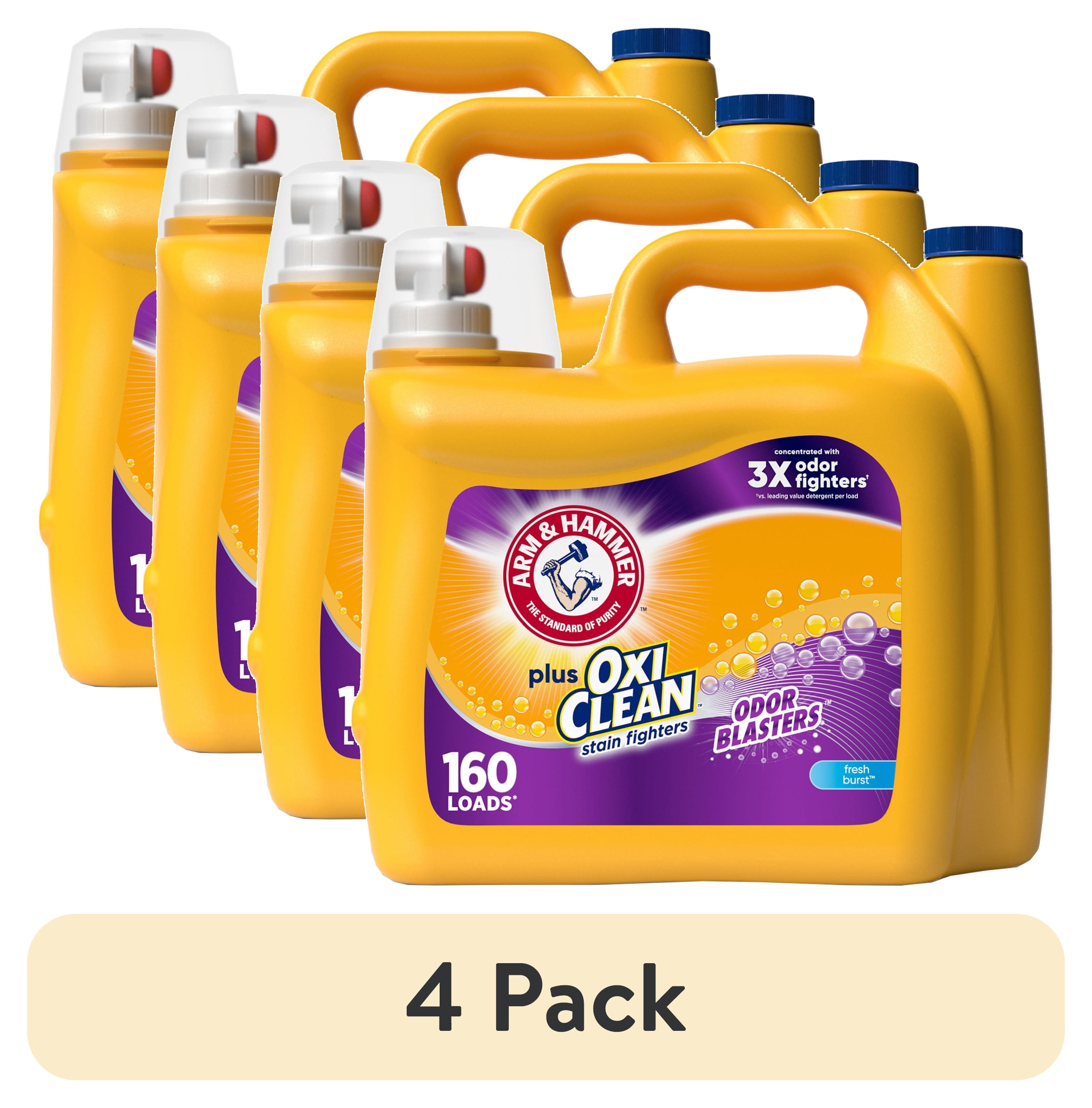 Arm & Hammer Plus OxiClean Odor Blasters Fresh Burst, 160 Loads Liquid Laundry Detergent, 208 fl oz