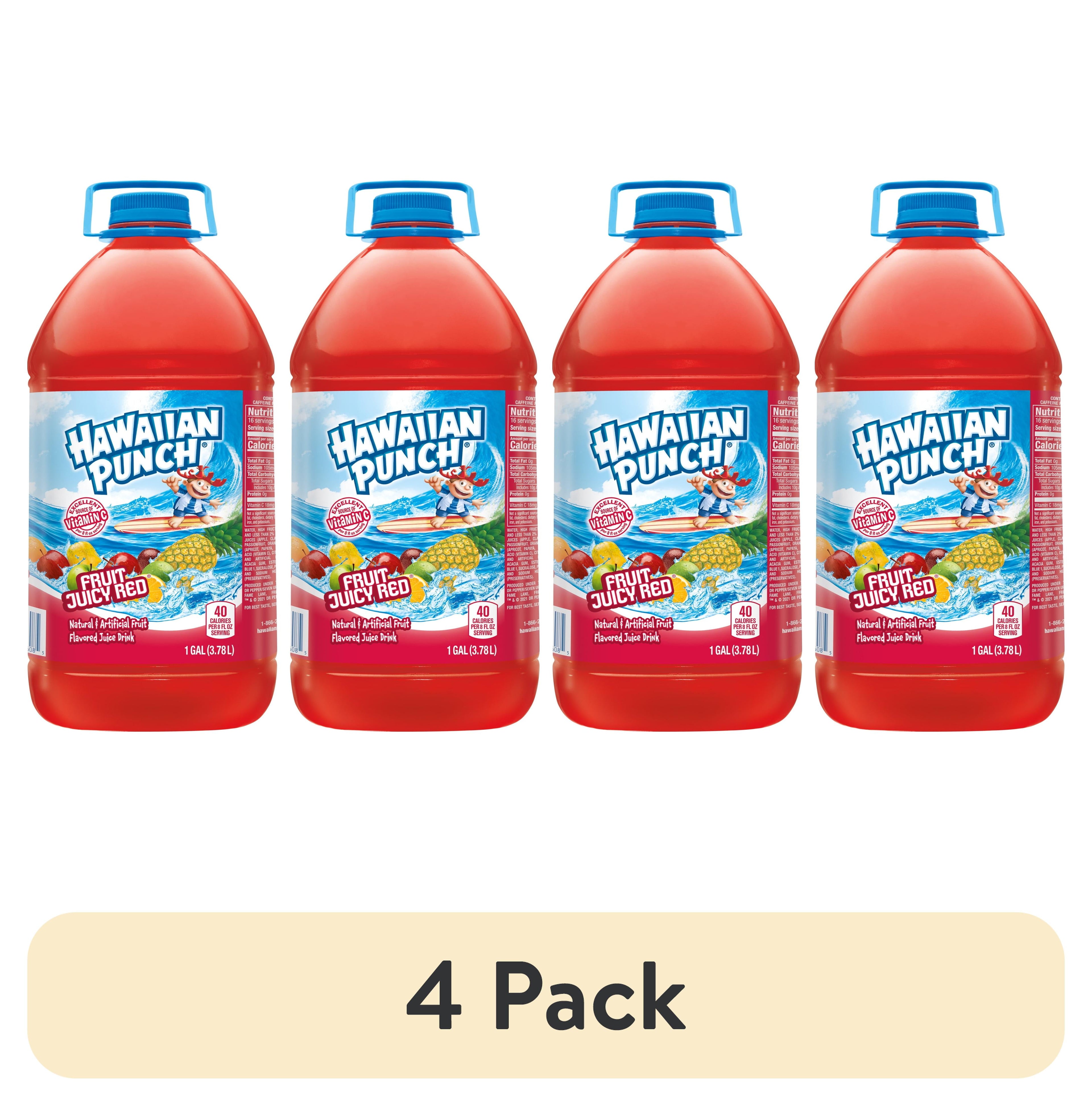 Hawaiian Punch Fruit Juicy Red Juice, 1 Gal, Bottle