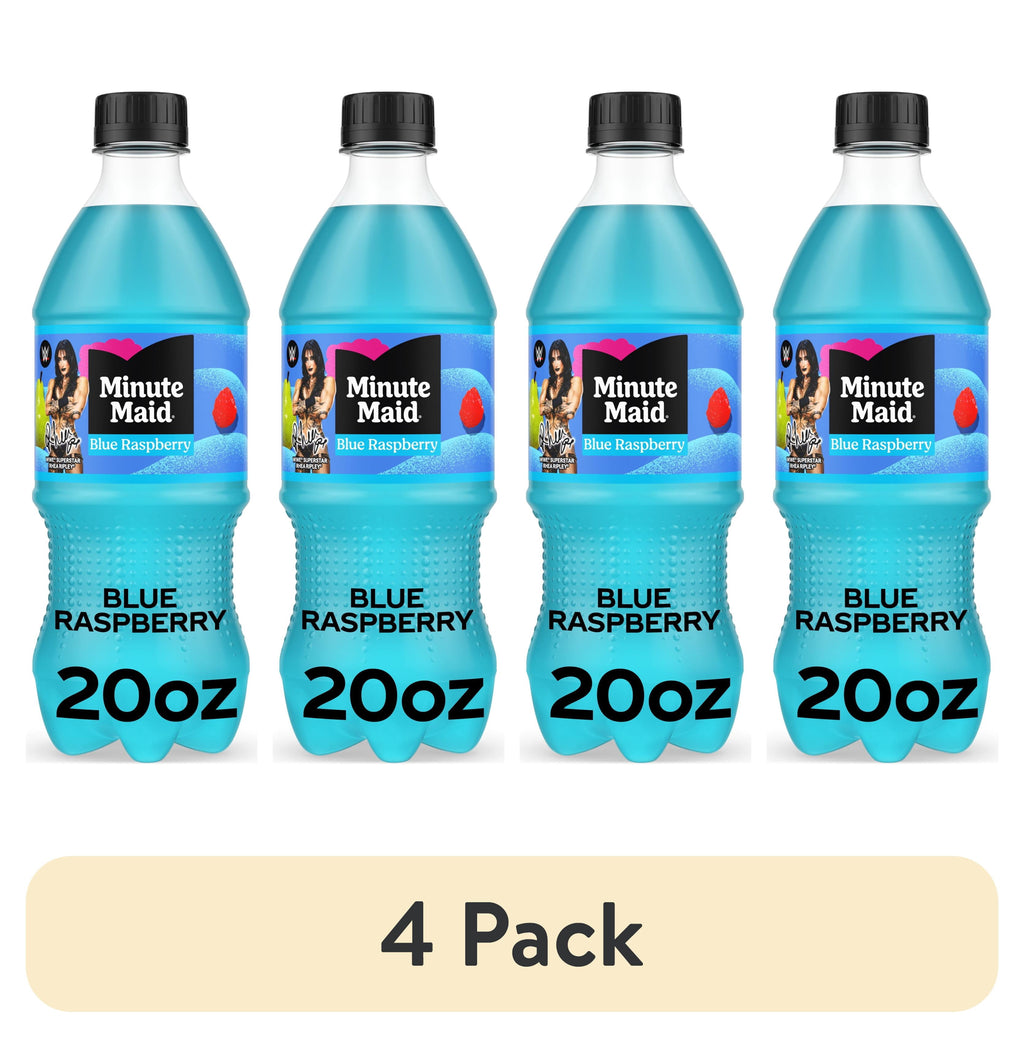 Minute Maid Blue Raspberry Juice Drink Bottle, 20 fl oz