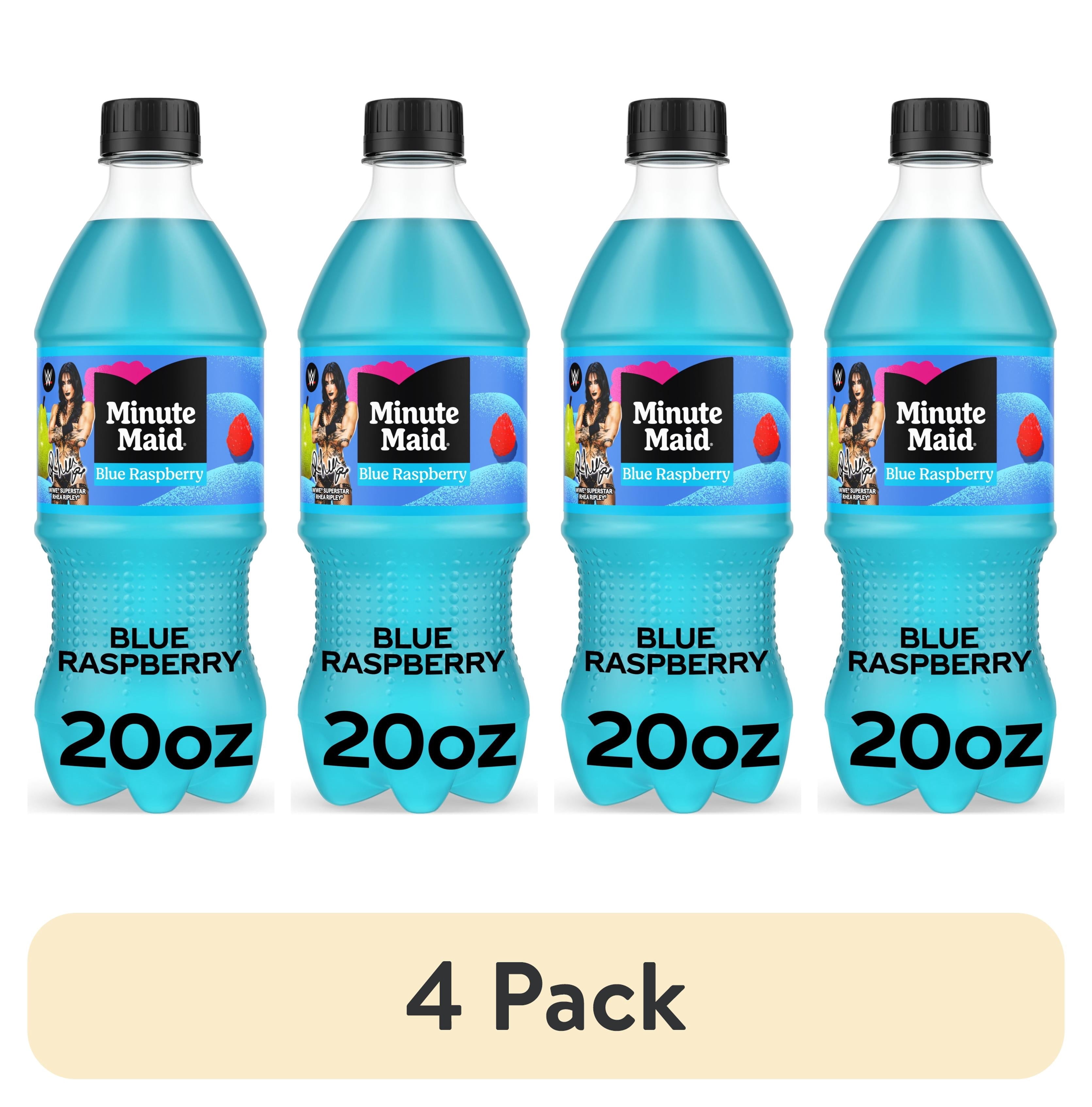 Minute Maid Blue Raspberry Juice Drink Bottle, 20 fl oz