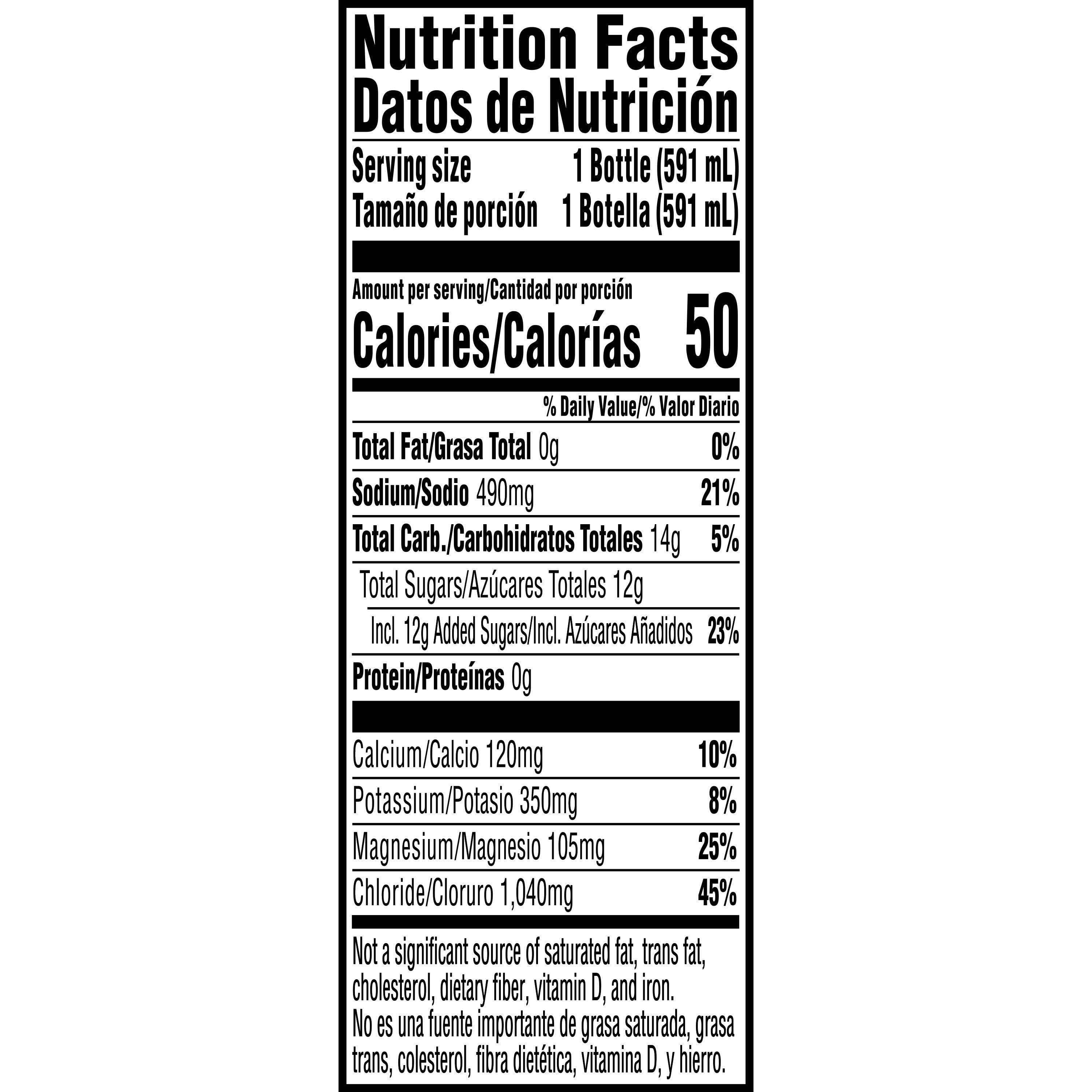 Gatorade Gatorlyte, Strawberry Kiwi Sports Drinks, 20 fl oz Bottle Rapid Rehydration Electrolyte Drink