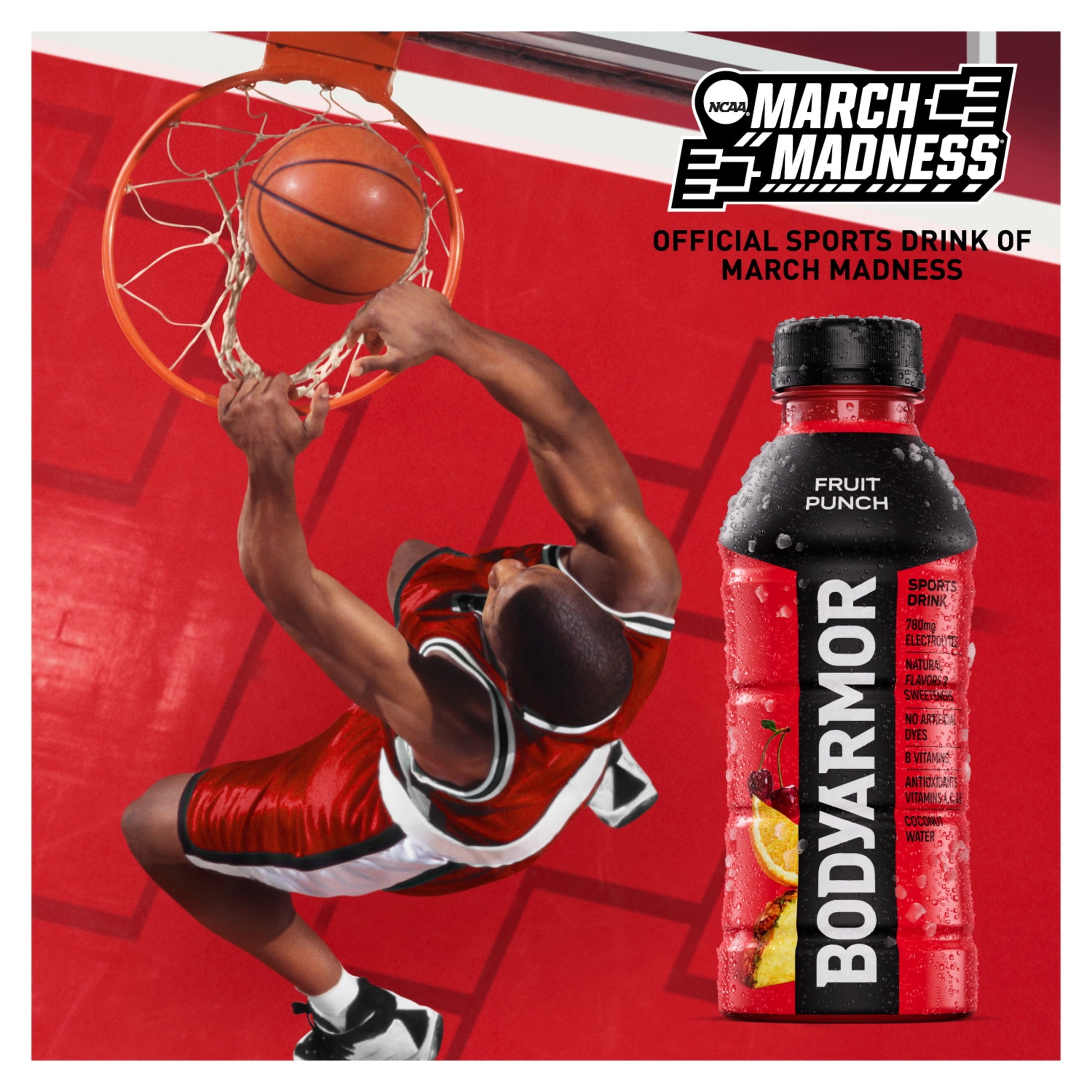 BODYARMOR Strawberry Banana Sports Drink Bottles, 12 fl oz, 8 Pack