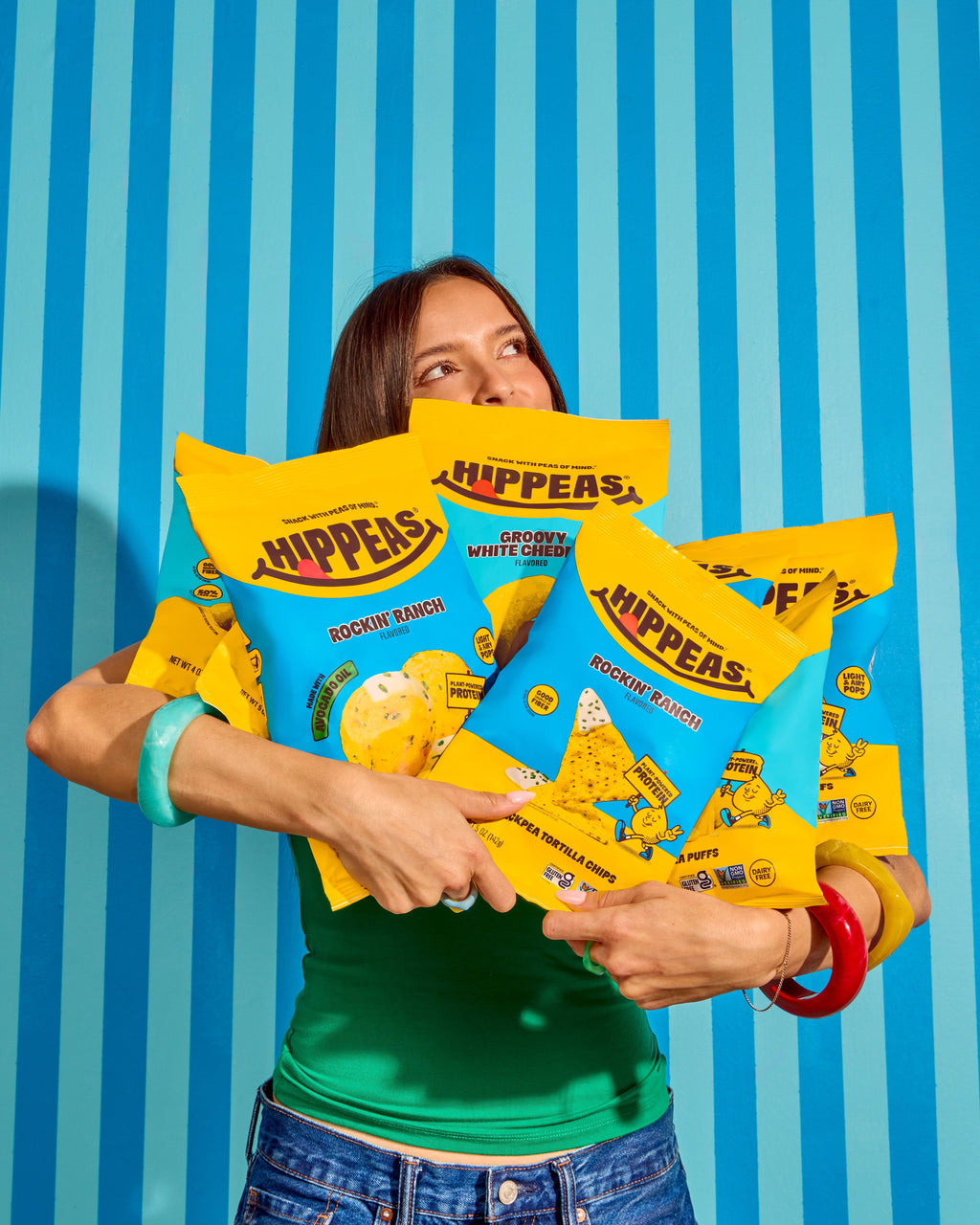 HIPPEAS Chickpea Tortilla Chips, Rockin' Ranch, Gluten Free, 3g Protein, 5 oz