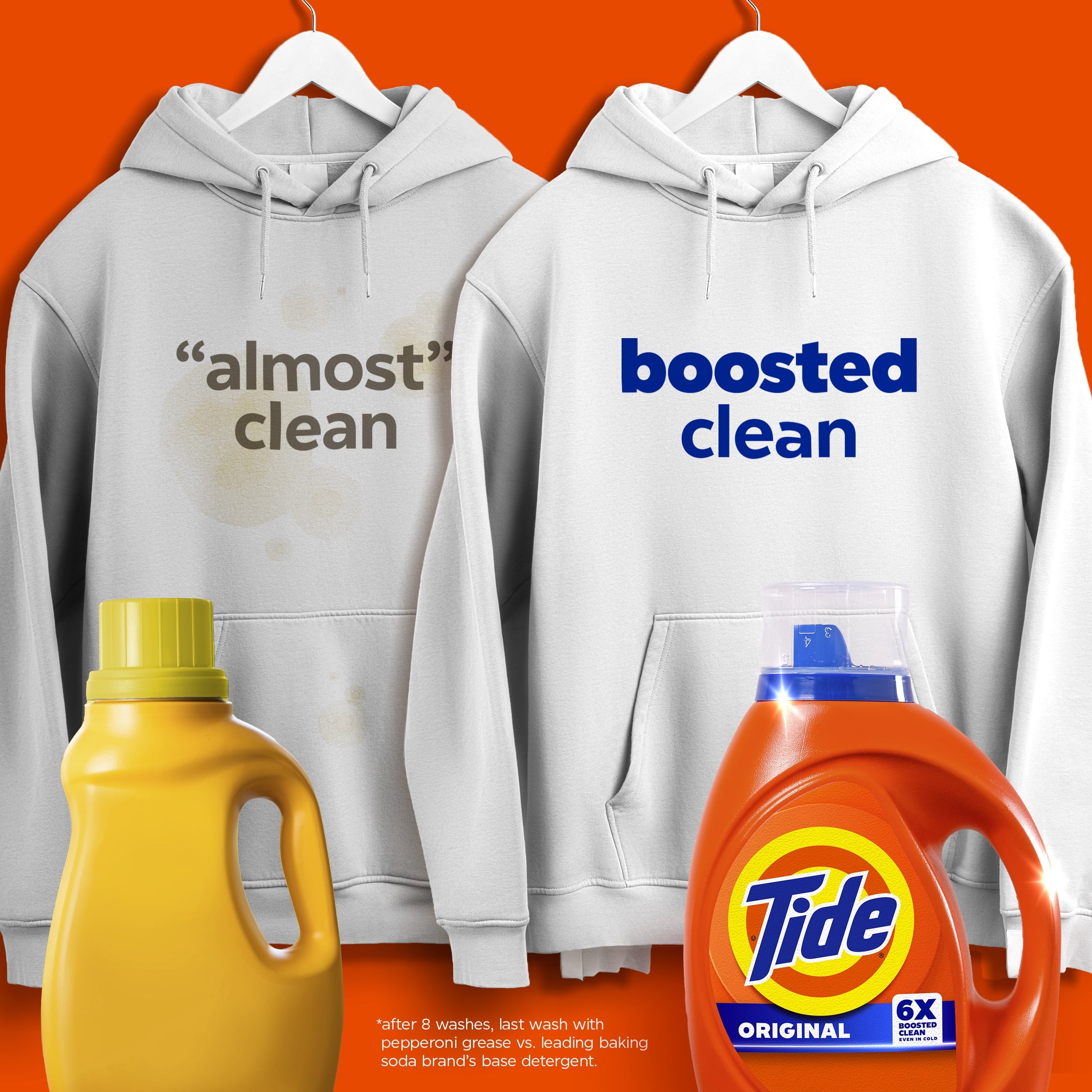 Tide Laundry Detergent Liquid with 6X Boosted Cleaning Power, Original Scent, 125 fl oz, 100 Loads