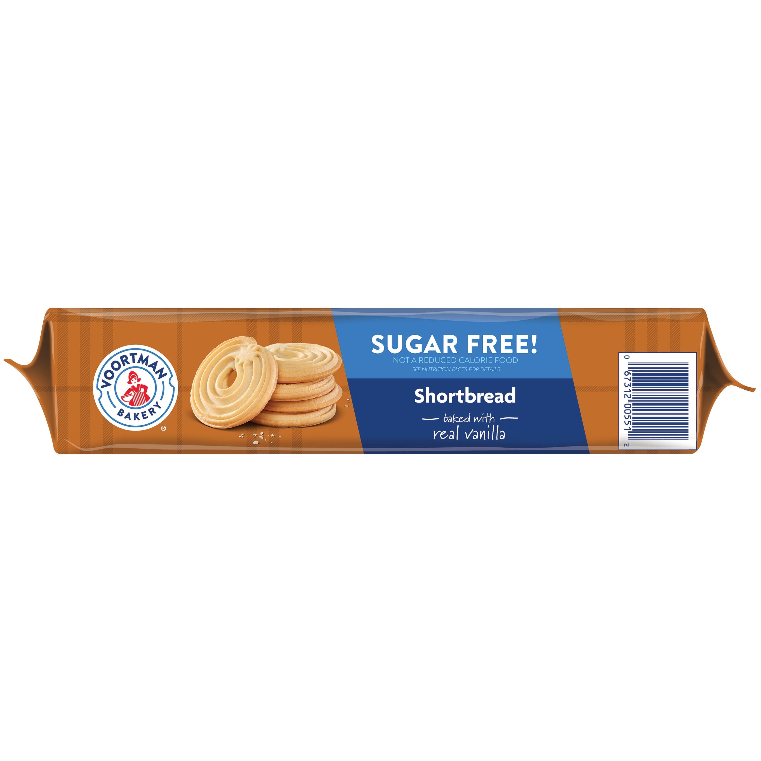 Voortman Bakery Zero Sugar Shortbread Cookies 8 oz., 9 Count
