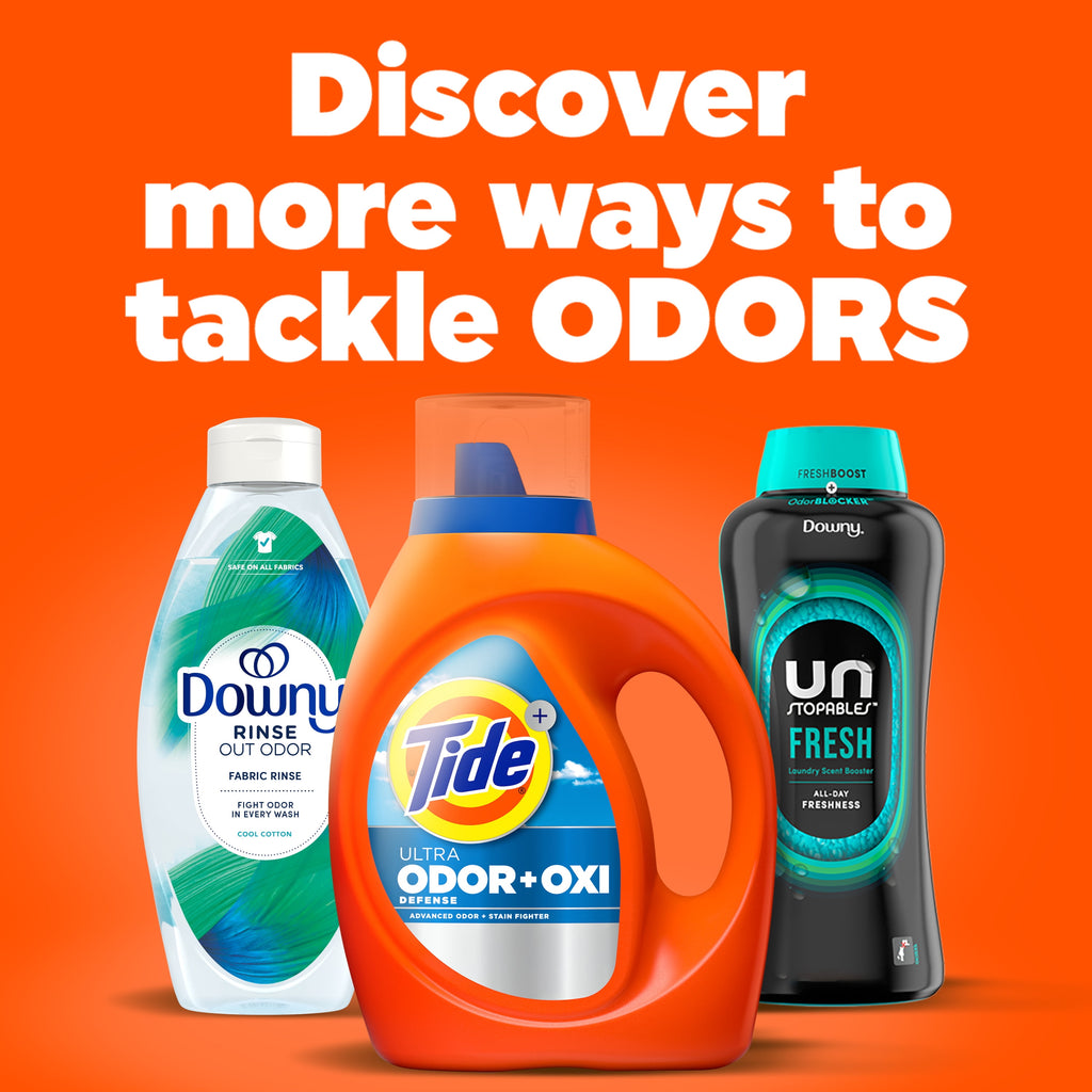 Tide Ultra Odor Defense Plus Oxi Liquid Laundry Detergent, 55 fl oz, 39 Loads