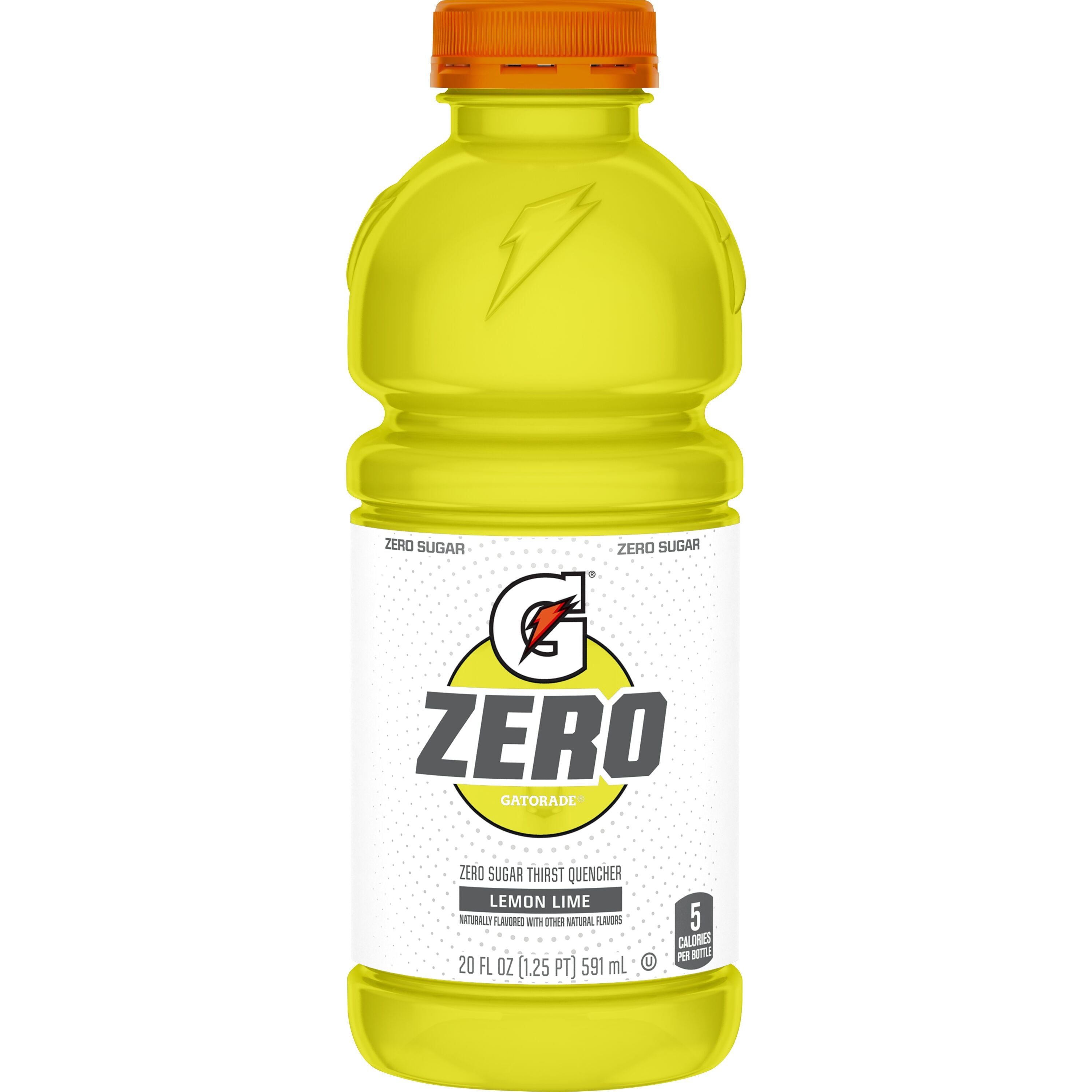 Gatorade Zero Sugar Thirst Quencher Glacier Cherry Sports Drinks, 20 fl oz, 8 Count Bottles