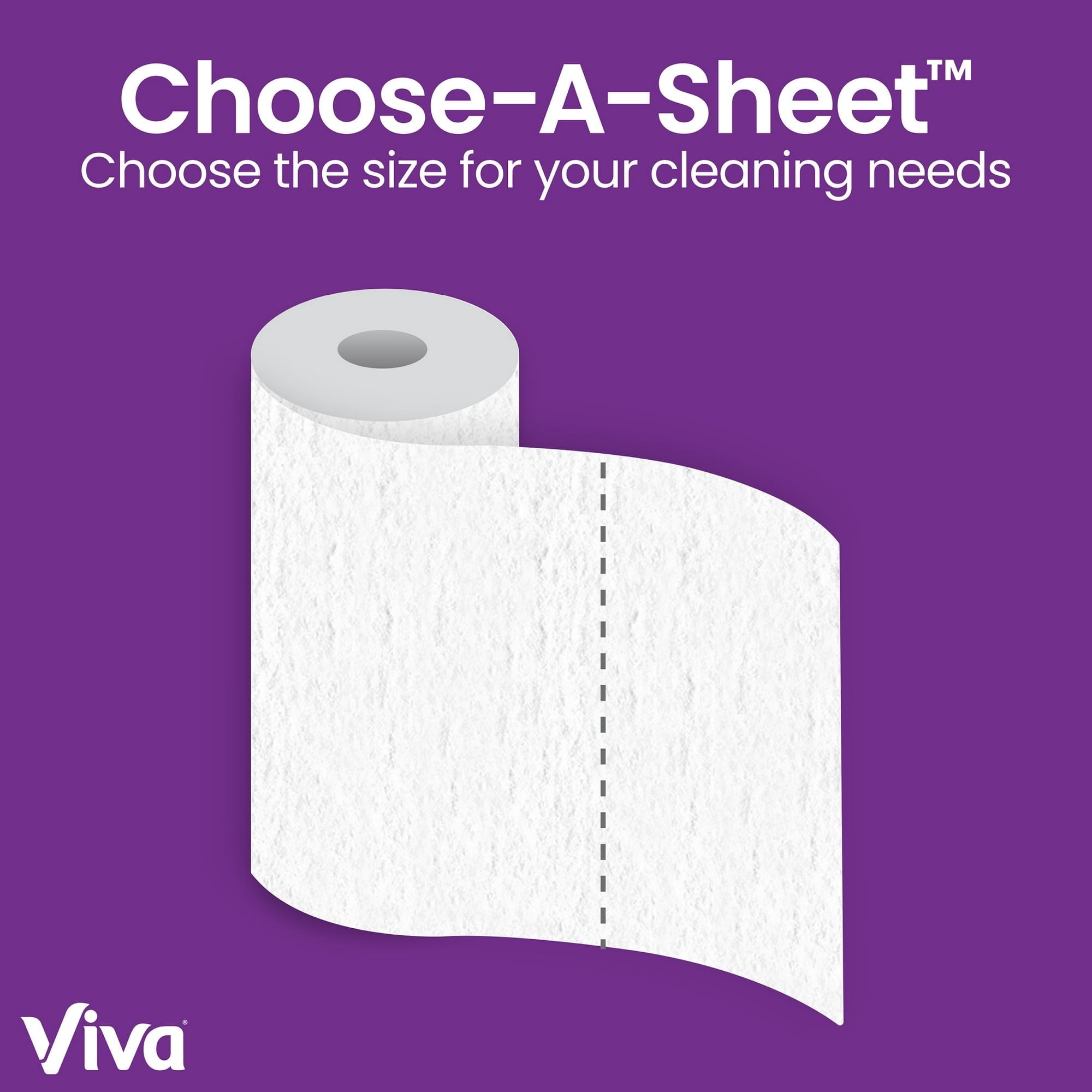 Viva Signature Cloth Paper Towels, 6 Triple Rolls, 129 Sheets per Roll
