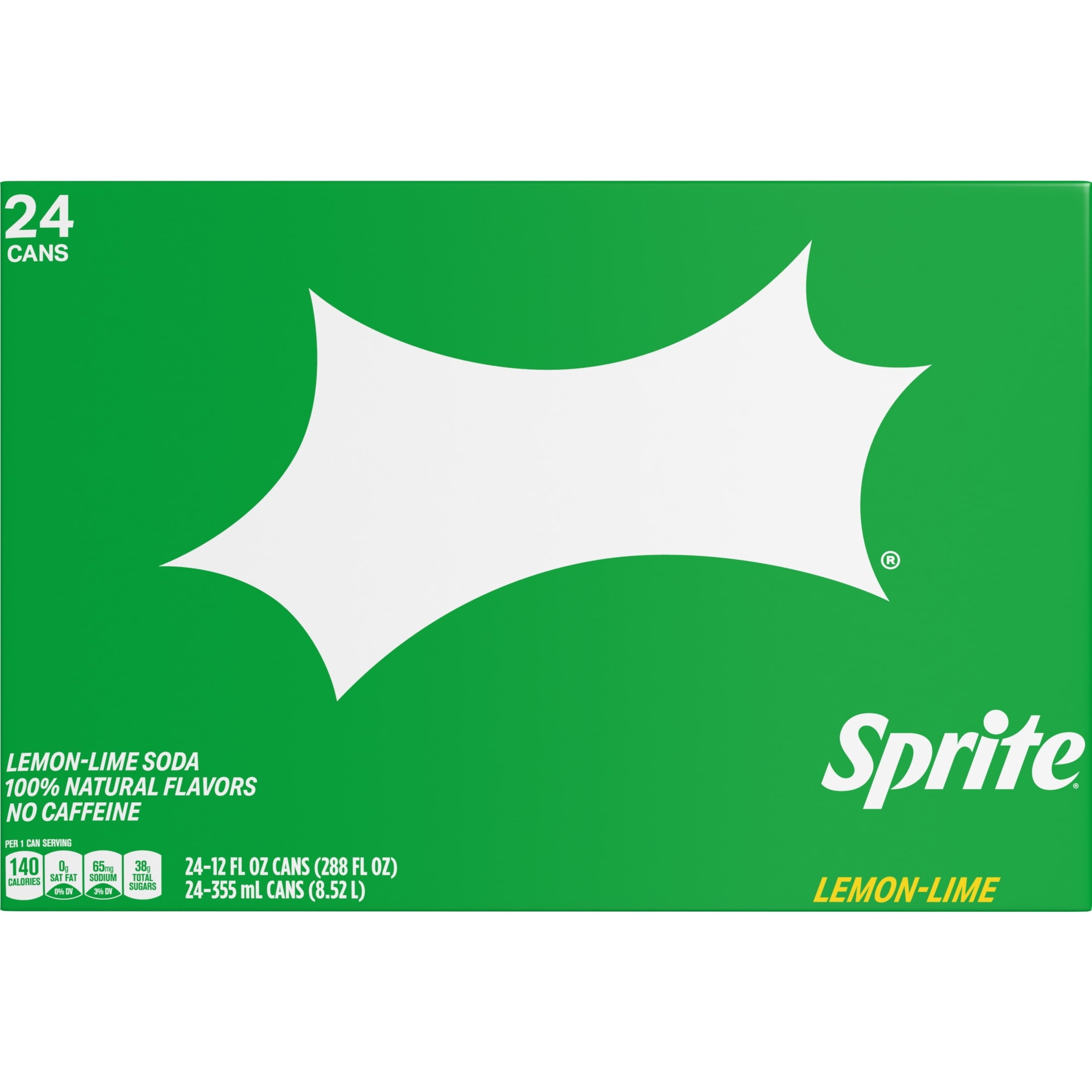 Sprite Lemon-Lime Caffeine Free Soda Pop Fridge Pack Cans, 12 fl oz, 12 Pack