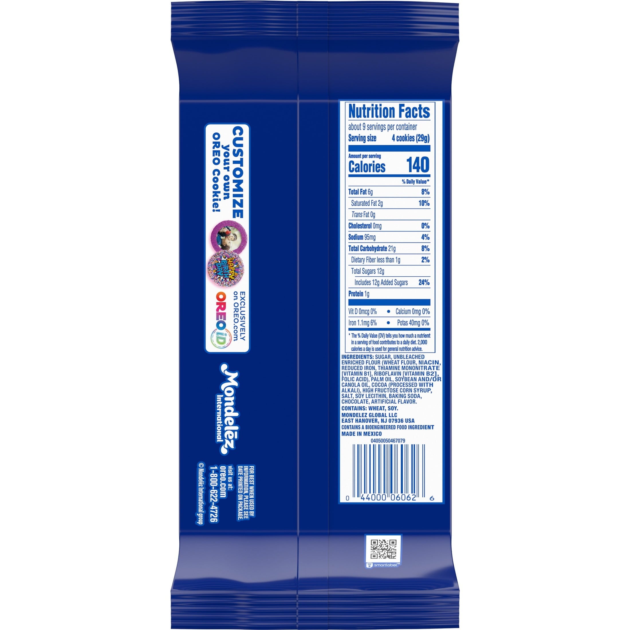 OREO Thins Chocolate Sandwich Cookies, 9.21 oz