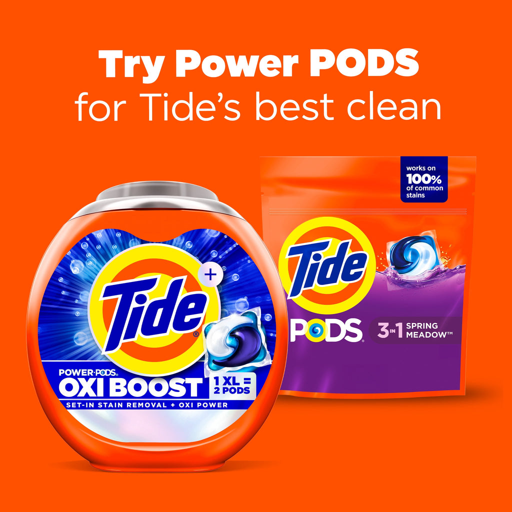 Tide PODS Liquid Laundry Detergent Packs, Spring Meadow Scent, 112 Count