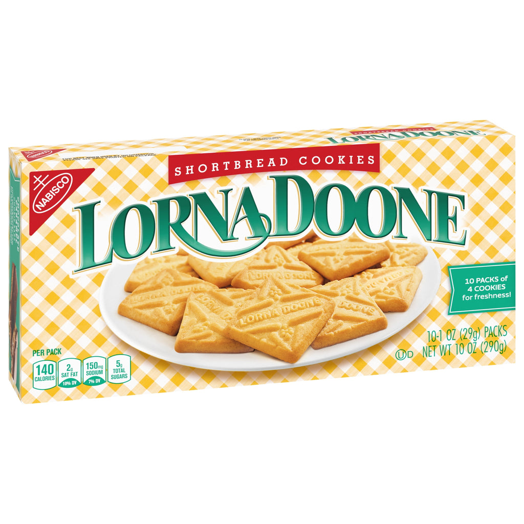 Lorna Doone Shortbread Cookies, 10 Snack Packs (4 Cookies Per Pack)