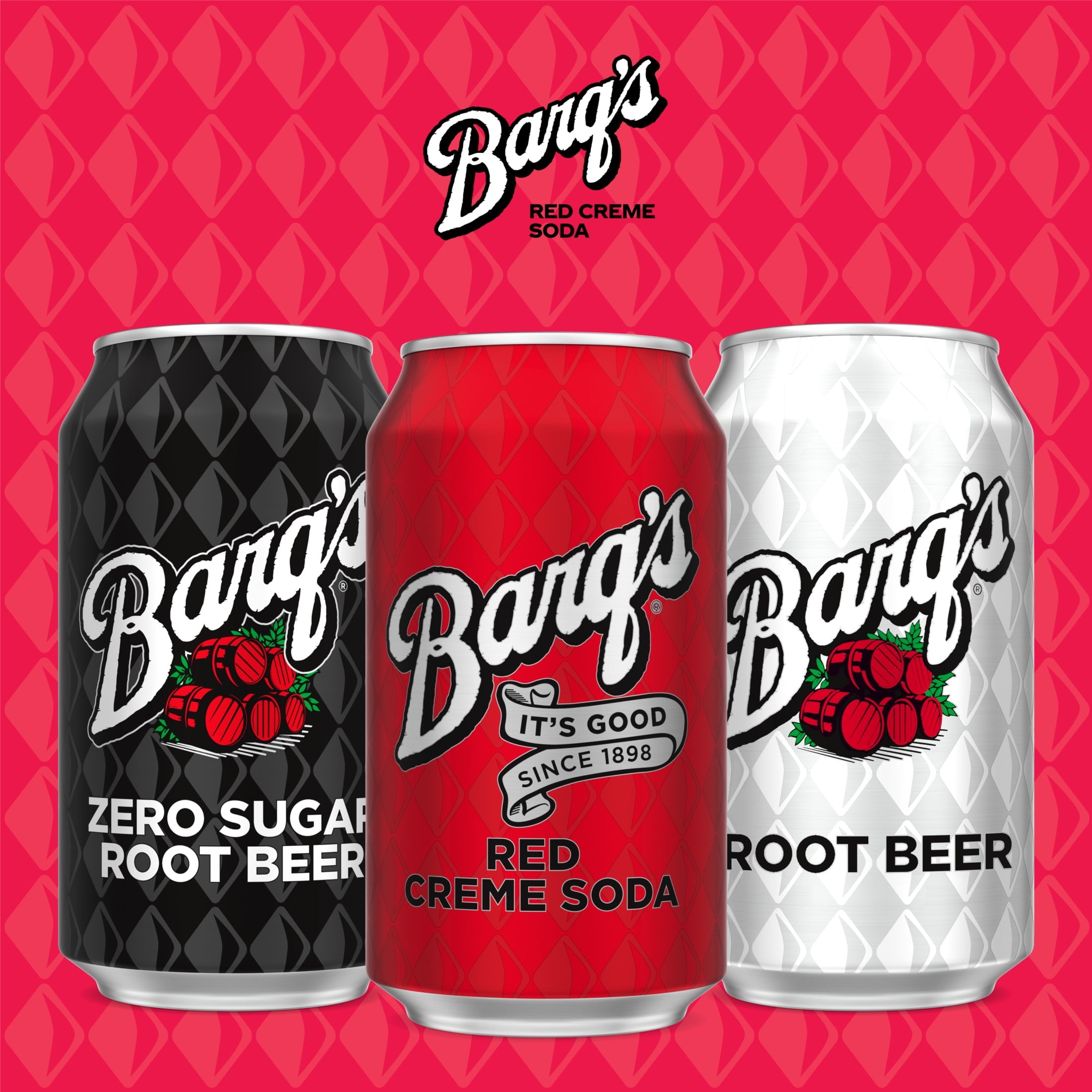 Barq's Red Creme Soda Pop Fridge Pack Cans, 12 fl oz, 12 Pack