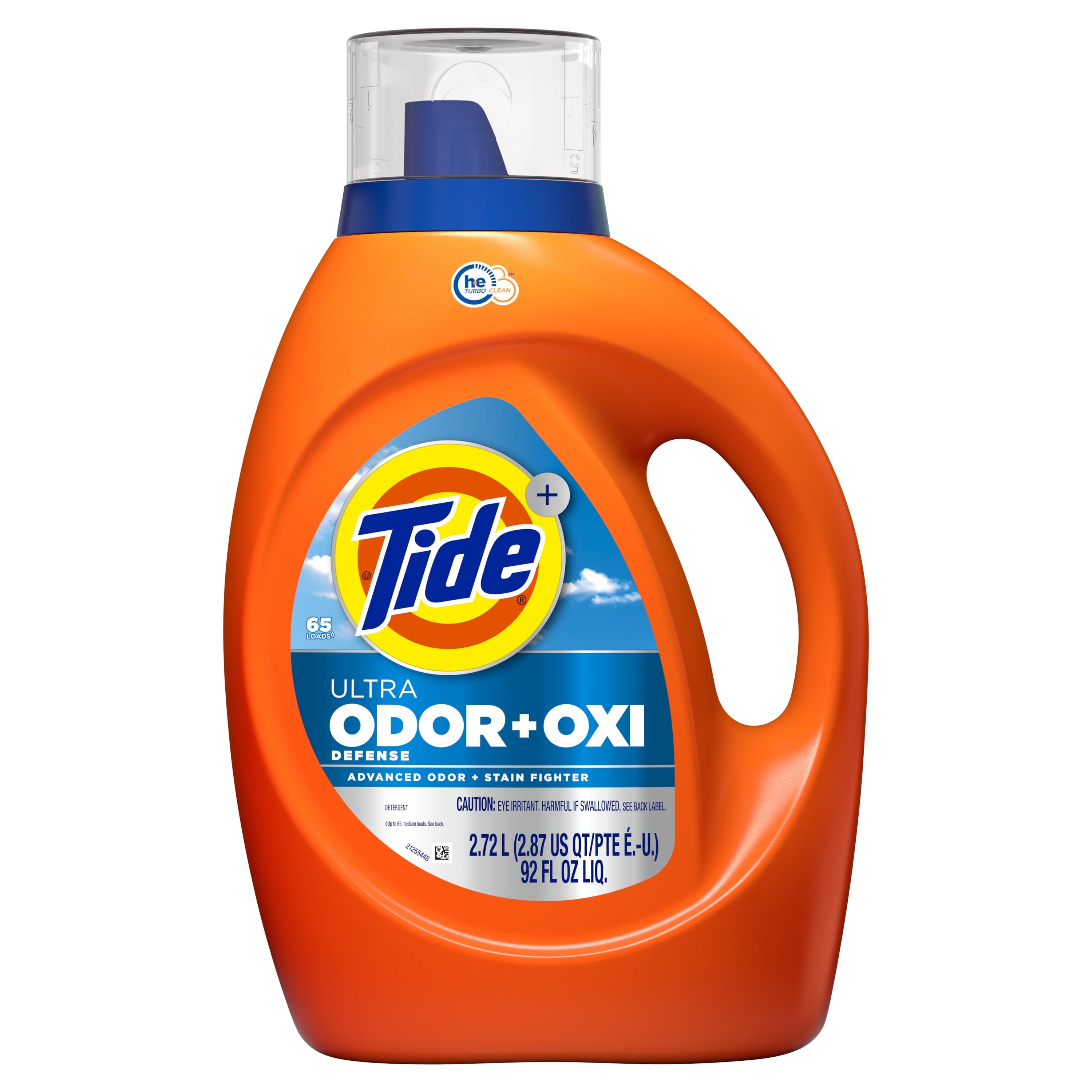 Tide Ultra Odor Defense Plus Oxi Liquid Laundry Detergent, 117 fl oz, 83 Loads
