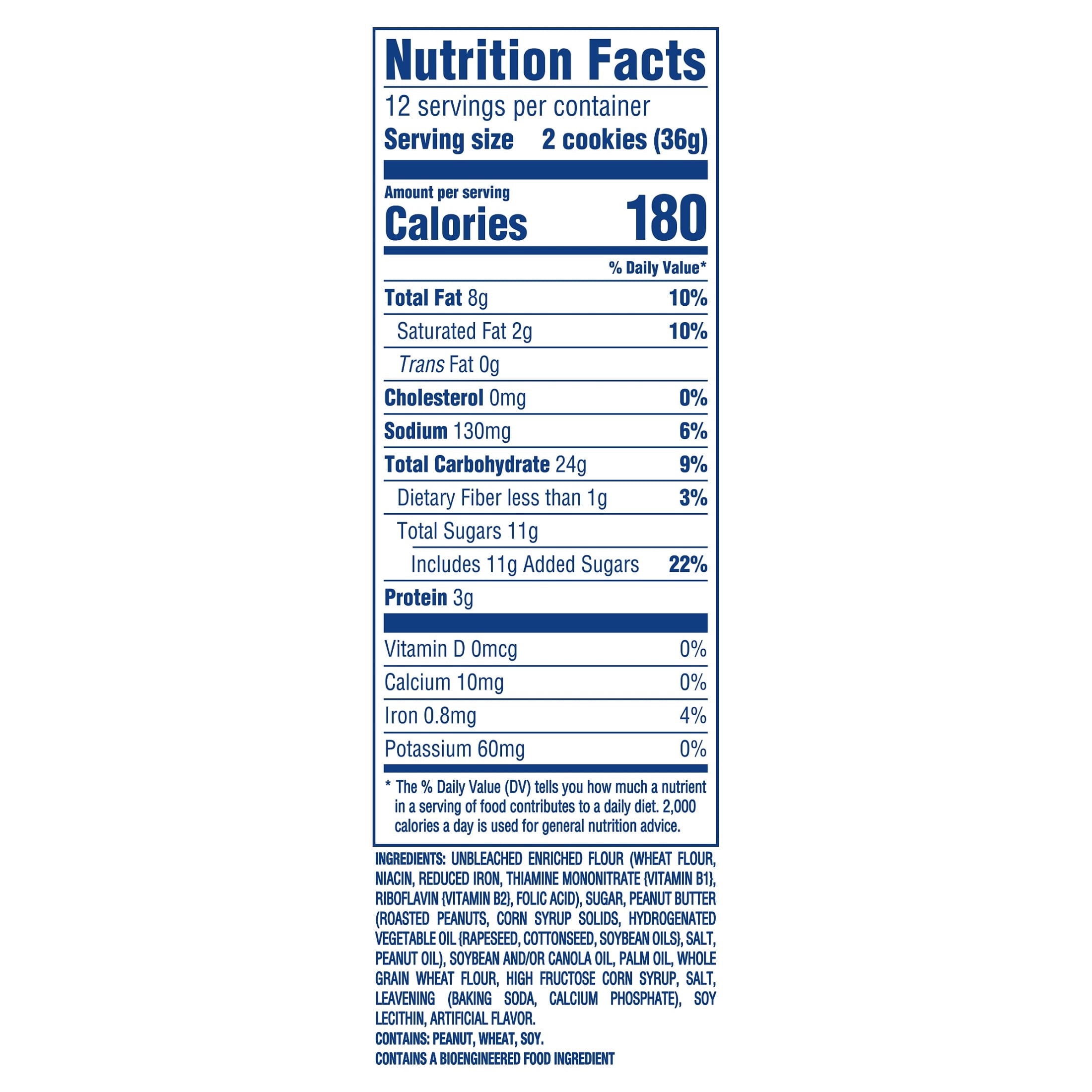 NUTTER BUTTER Double Nutty Peanut Butter Sandwich Cookies, Family Size, 15.27 oz