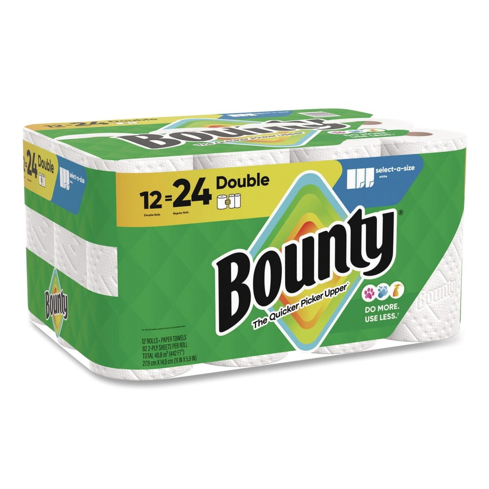 Select-a-Size 5.9 in. x 11 in. 2-Ply Kitchen Roll Paper Towels - White (12/Carton)