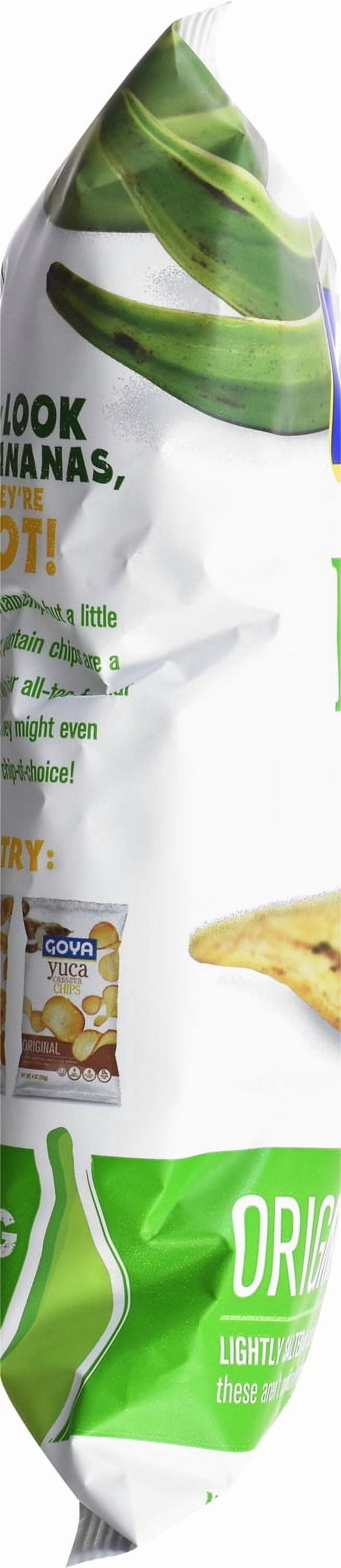 (2 pack) GOYA Plantain Chips, 5 oz Bag