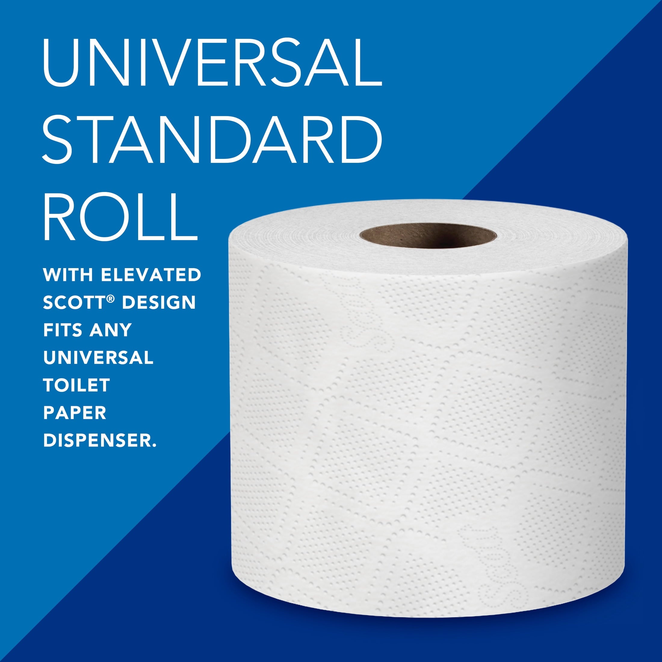 Scott Professional Standard Roll Toilet Paper, Bulk (48040), 2-Ply, Elevated Design, White, Individually Wrapped (40 Rolls of 550 Sheets, 22,000 Sheet Total)
