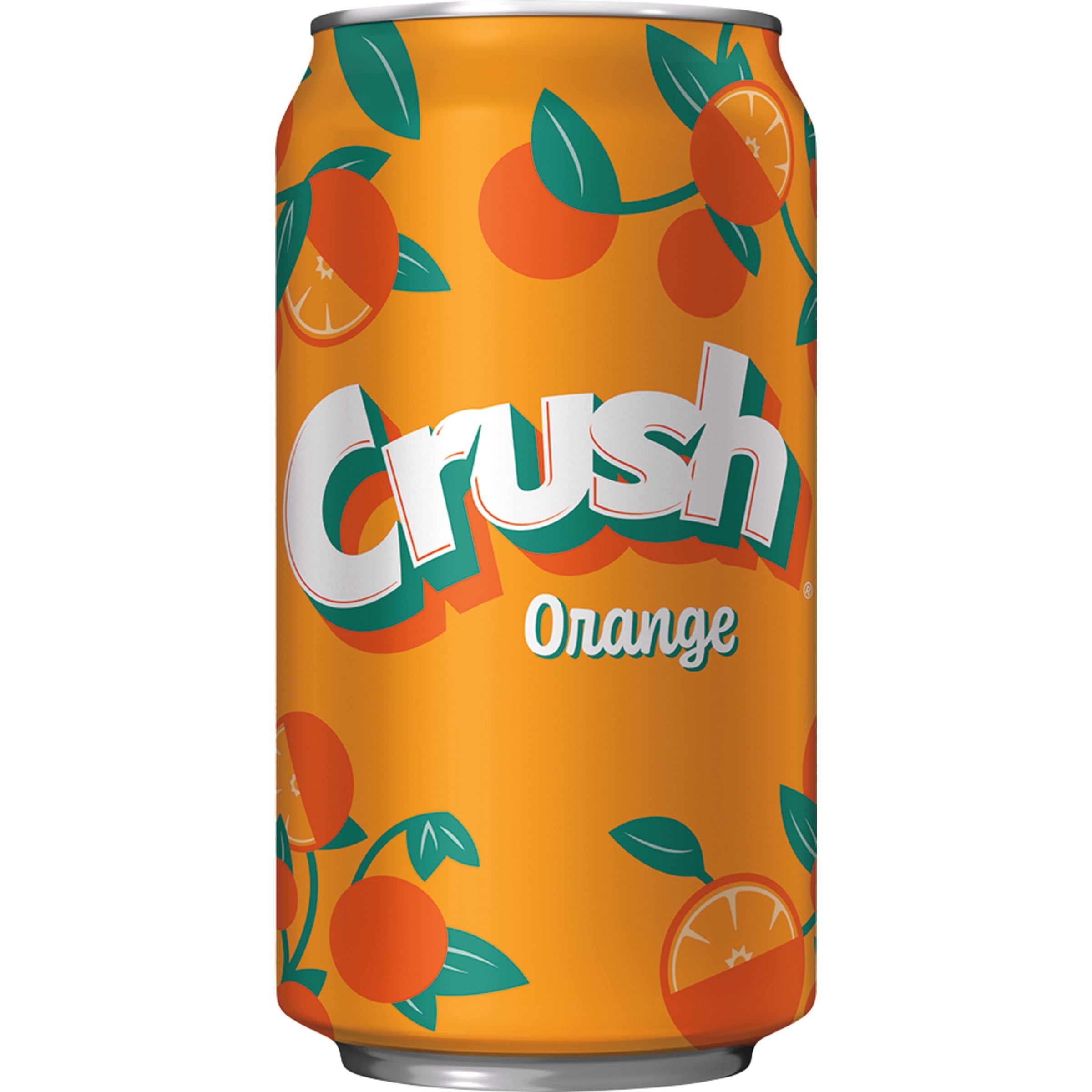 Crush Caffeine Free Orange Soda Pop, 12 fl oz, 12 Pack Cans