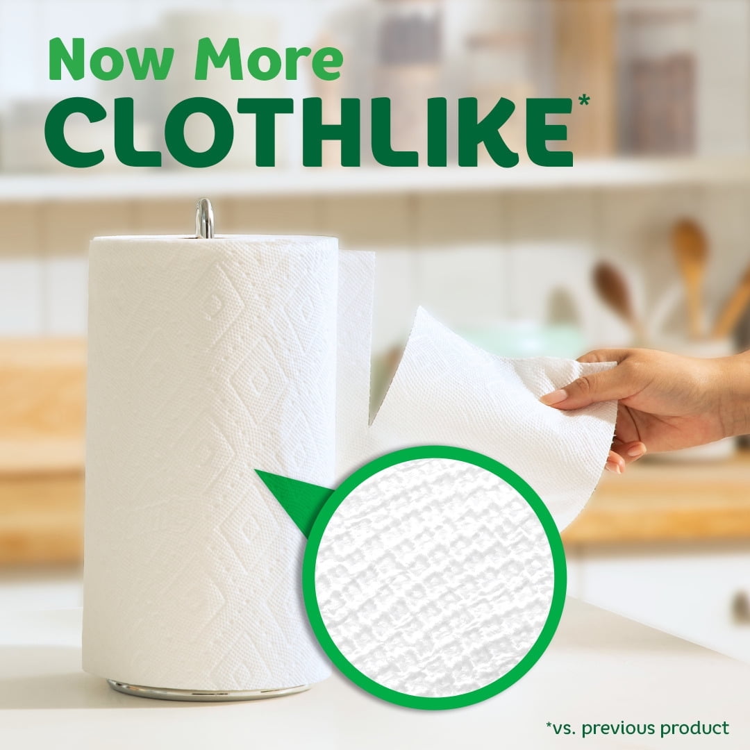 Bounty Select-A-Size Paper Towels, 6 Double Rolls, Print, 90 Sheets Per Roll