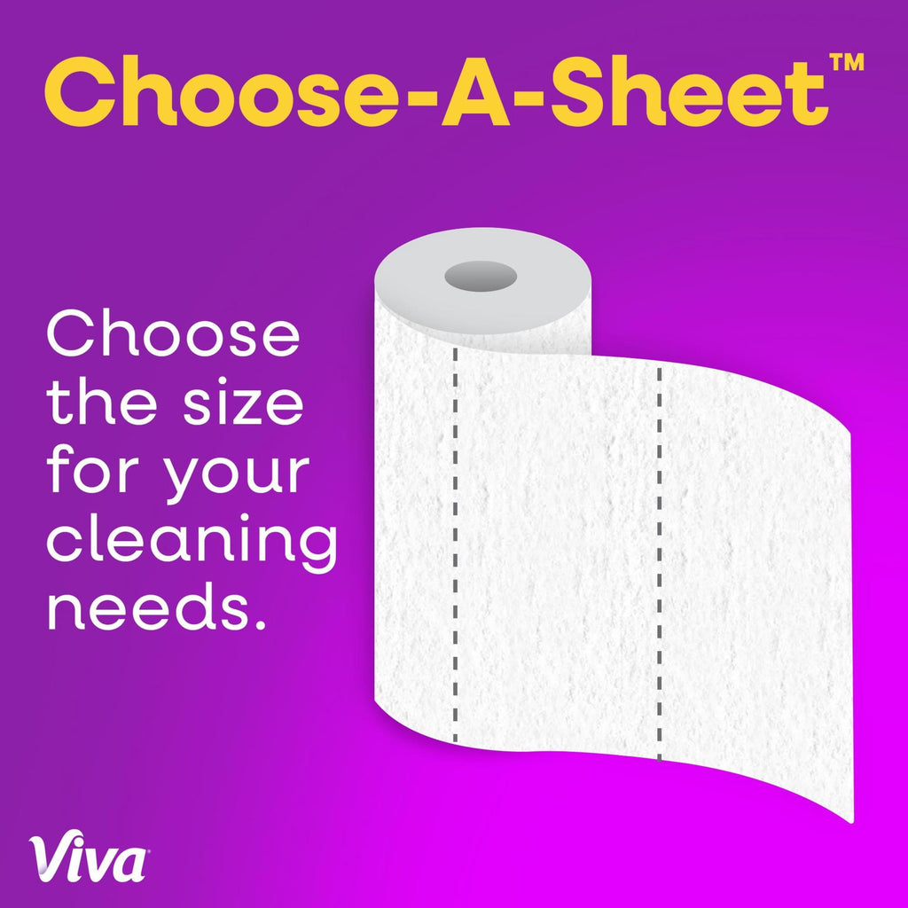 Viva Signature Cloth Paper Towels, 6 Double Rolls, 86 Sheets per Roll