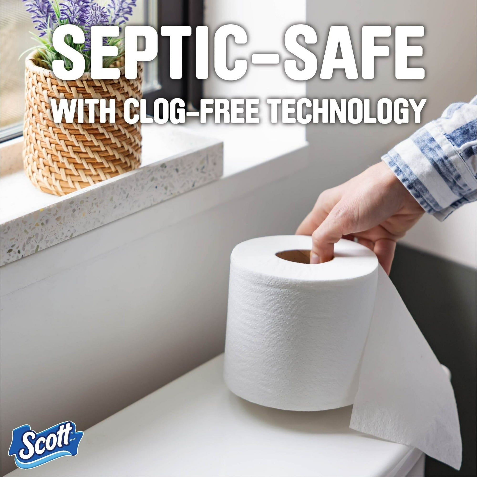 Scott 1000 Toilet Paper, 20 Rolls, 1,000 Sheets Per Roll