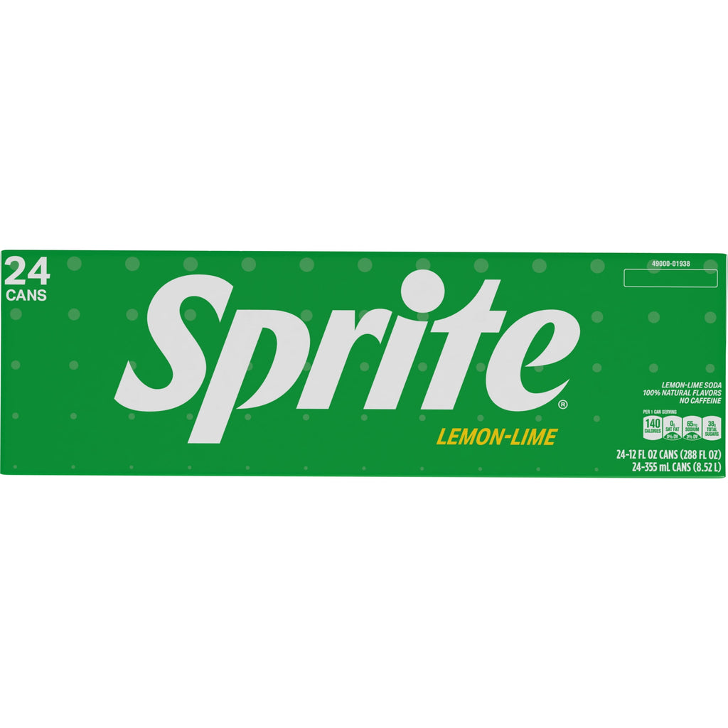 Sprite Lemon-Lime Caffeine Free Soda Pop Fridge Pack Cans, 12 fl oz, 12 Pack