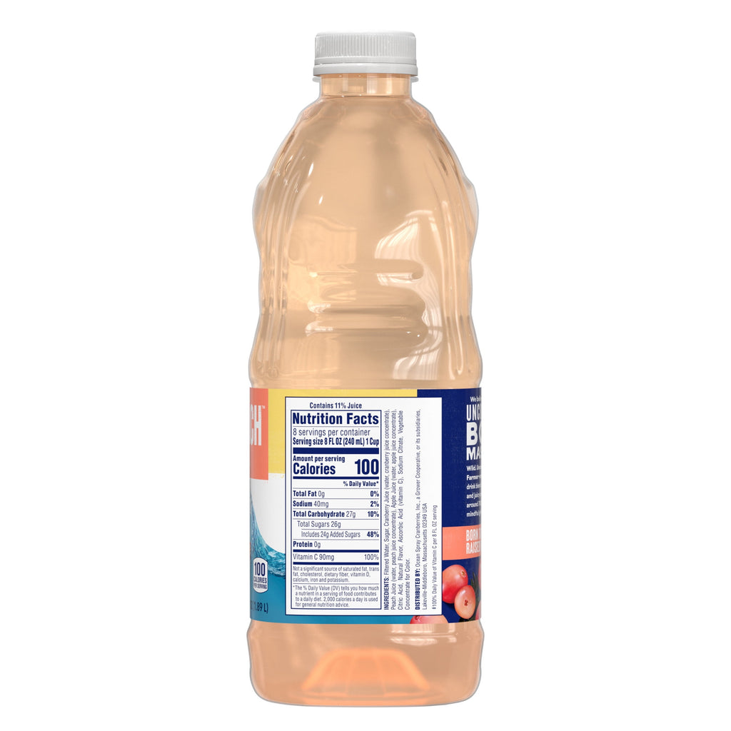 Ocean Spray® White Cran-Peach Juice Drink, 64 fl oz Bottle