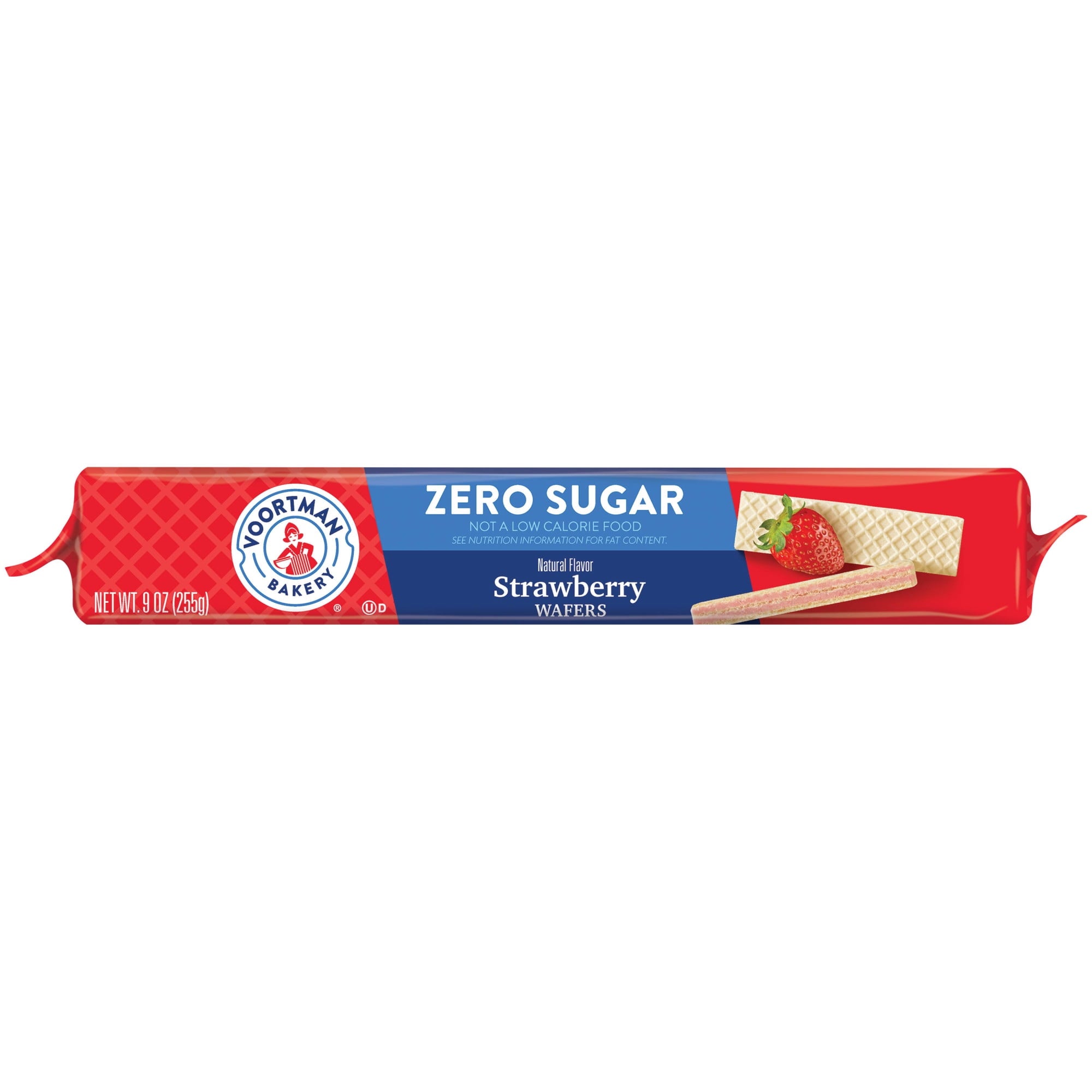 VOORTMAN Bakery Zero Sugar Strawberry Wafer Cookies 9 oz
