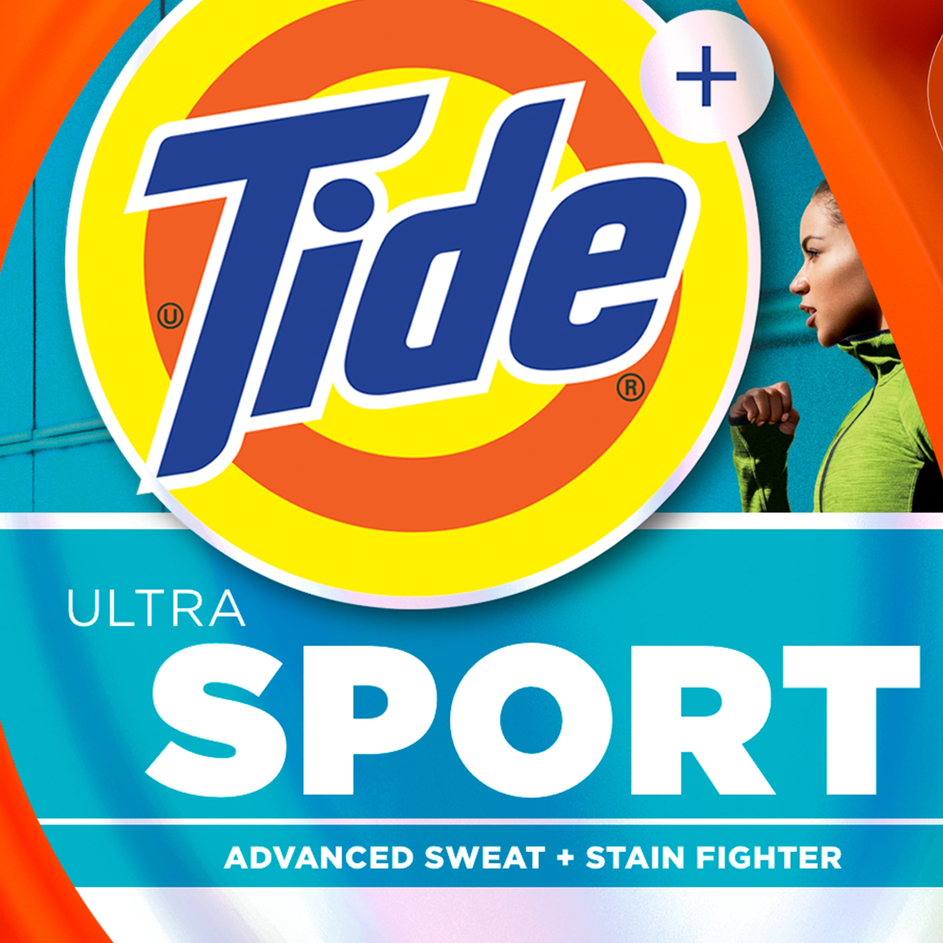 Tide Ultra Sport Liquid Laundry Detergent, Advanced Sweat and Stain Fighter, 55 fl oz, 39 Loads