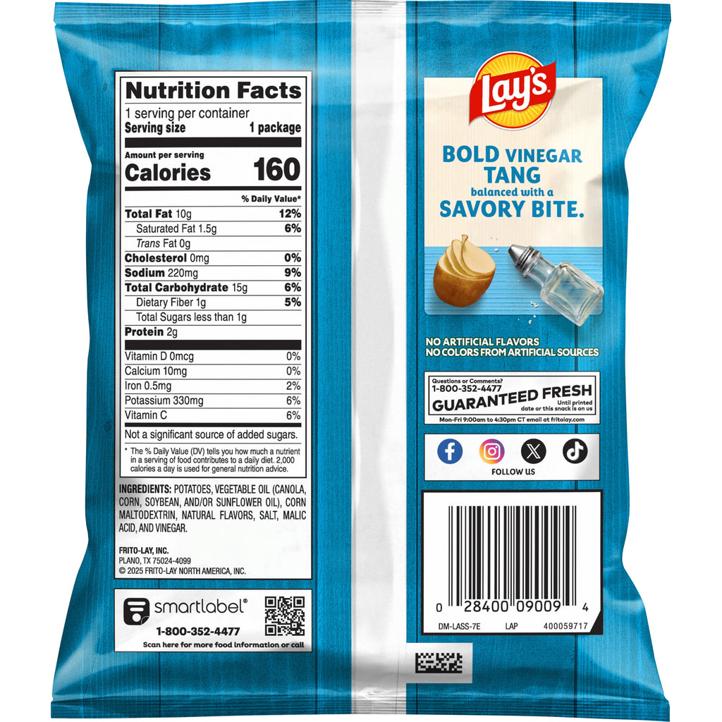 Lay's Potato Chip Variety Pack Snack Chips, 40 Count Multipack