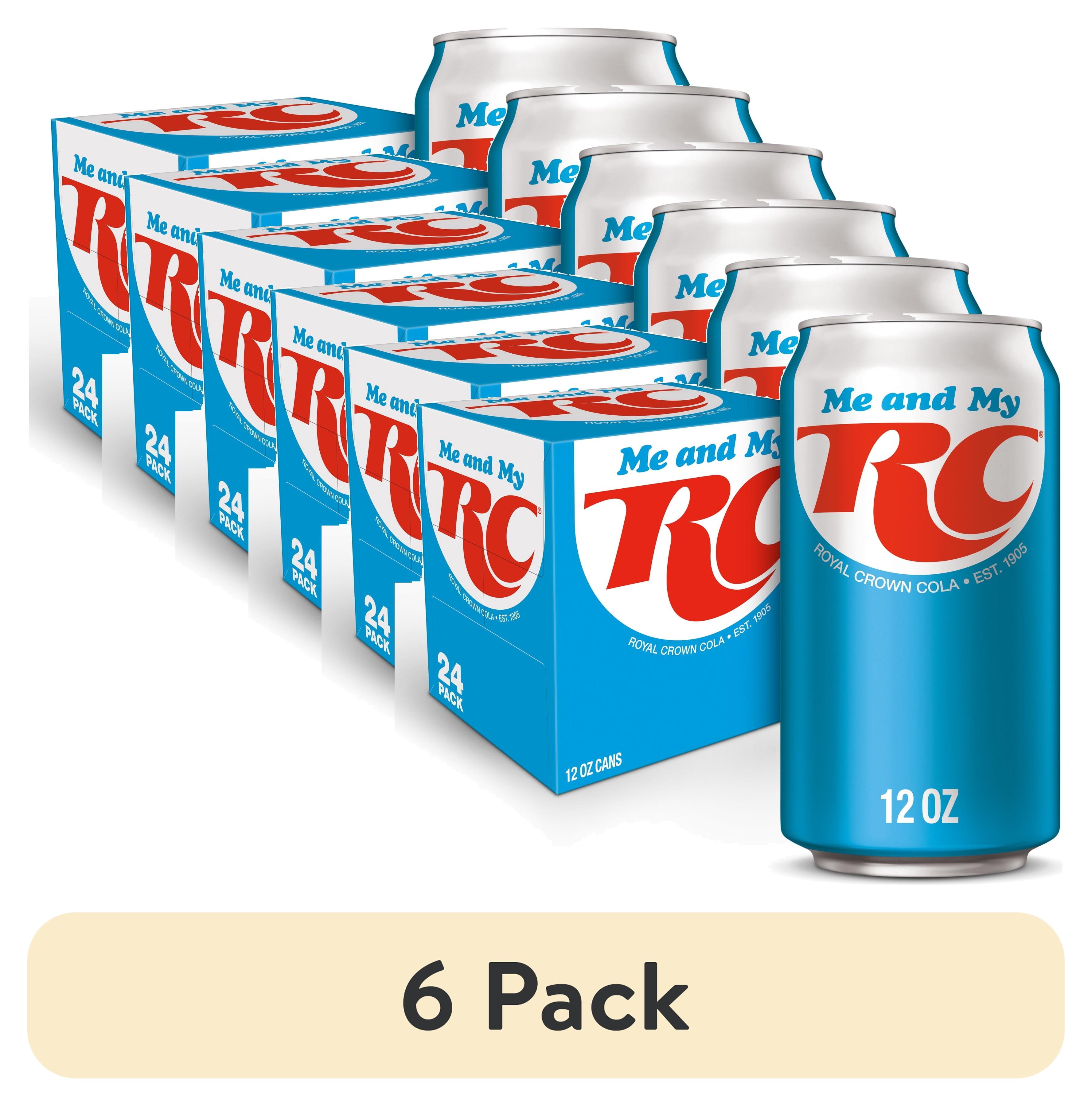 RC Cola Soda Pop, 12 fl oz, 24 Pack Cans