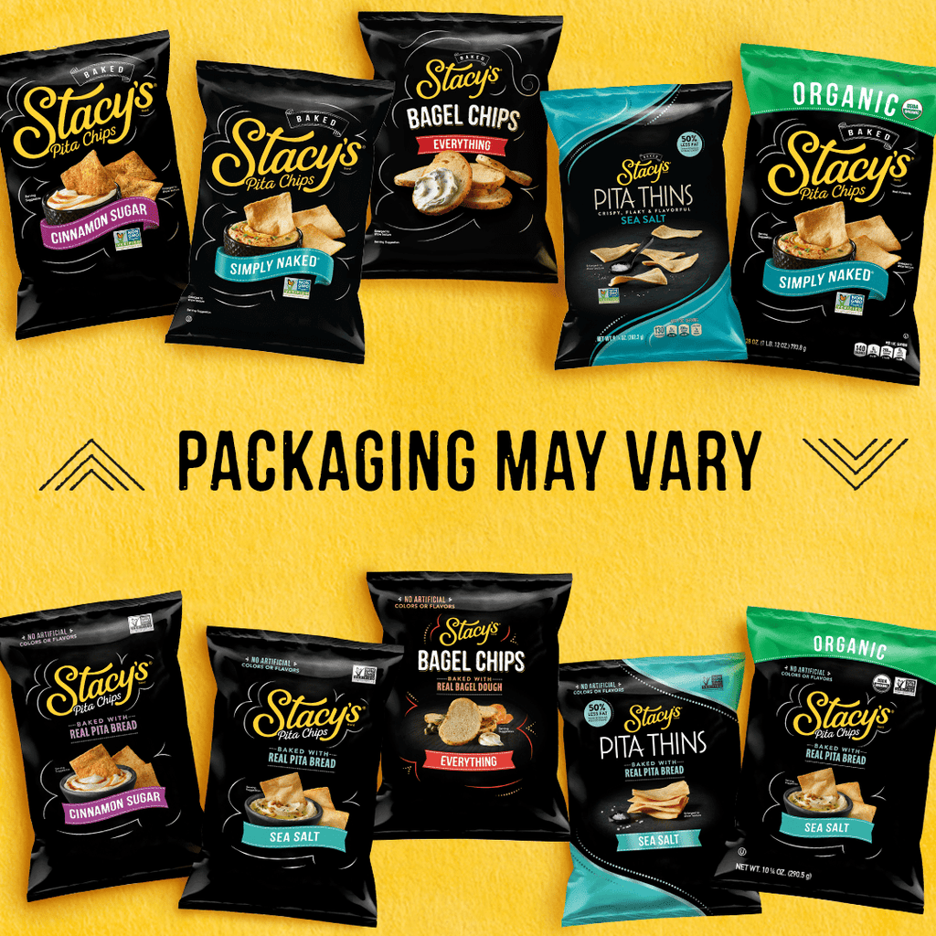 Stacy’s No Artificial Colors or Flavors Sea Salt Bagel Chips Bag, 7 oz