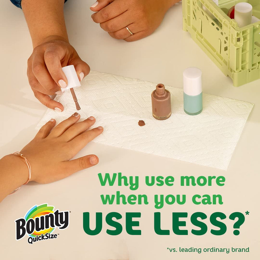 Bounty Select-A-Size Paper Towels, 2 Double Plus Rolls, White, 2 Double Plus Rolls = 5 Regular Rolls