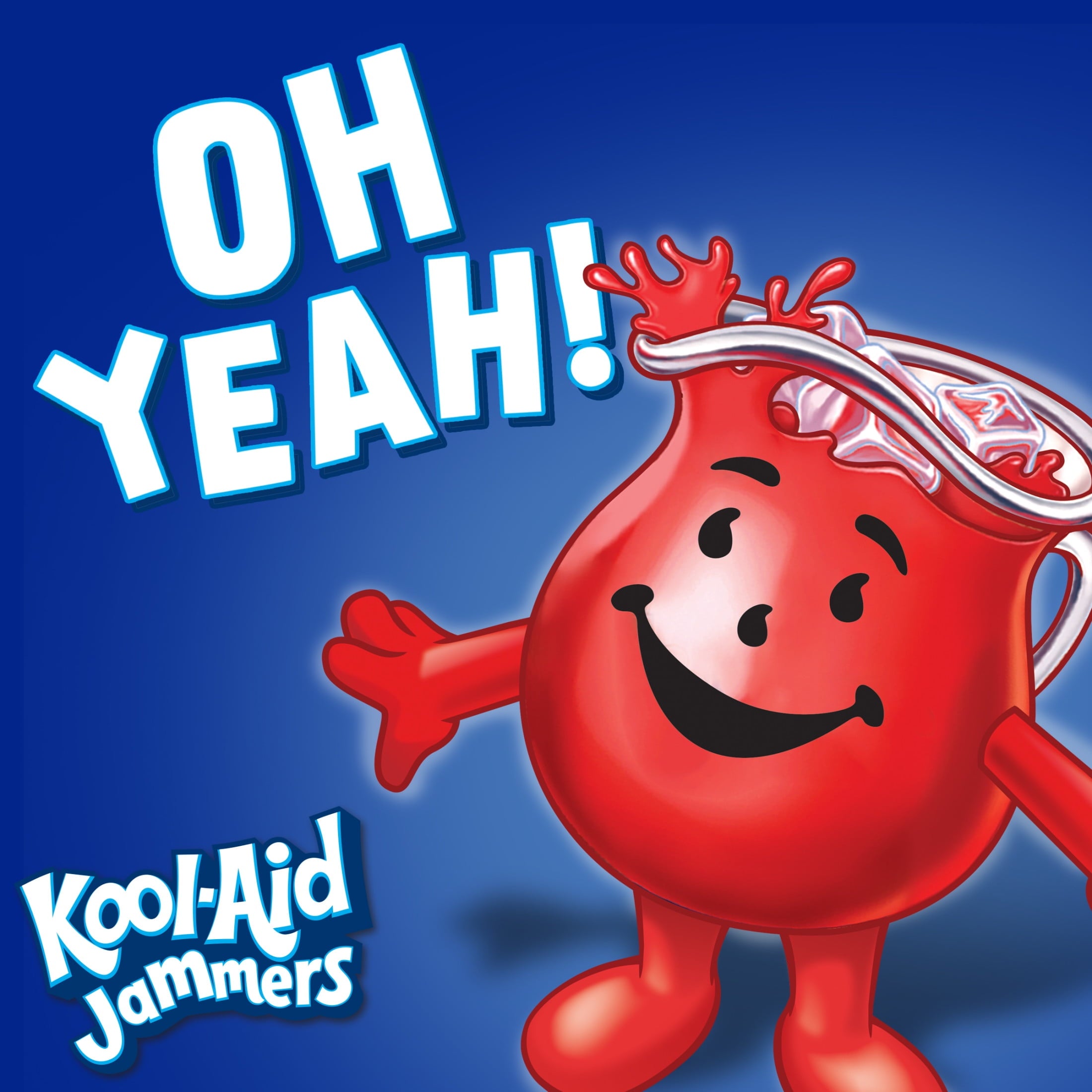 Kool-Aid Jammers Artificially Flavored Drink, 10 Pouches, for School Lunches and On-the-Go Hydration, Blue Raspberry Flavor, Excellent Source of Vitamin C, 6 fl oz
