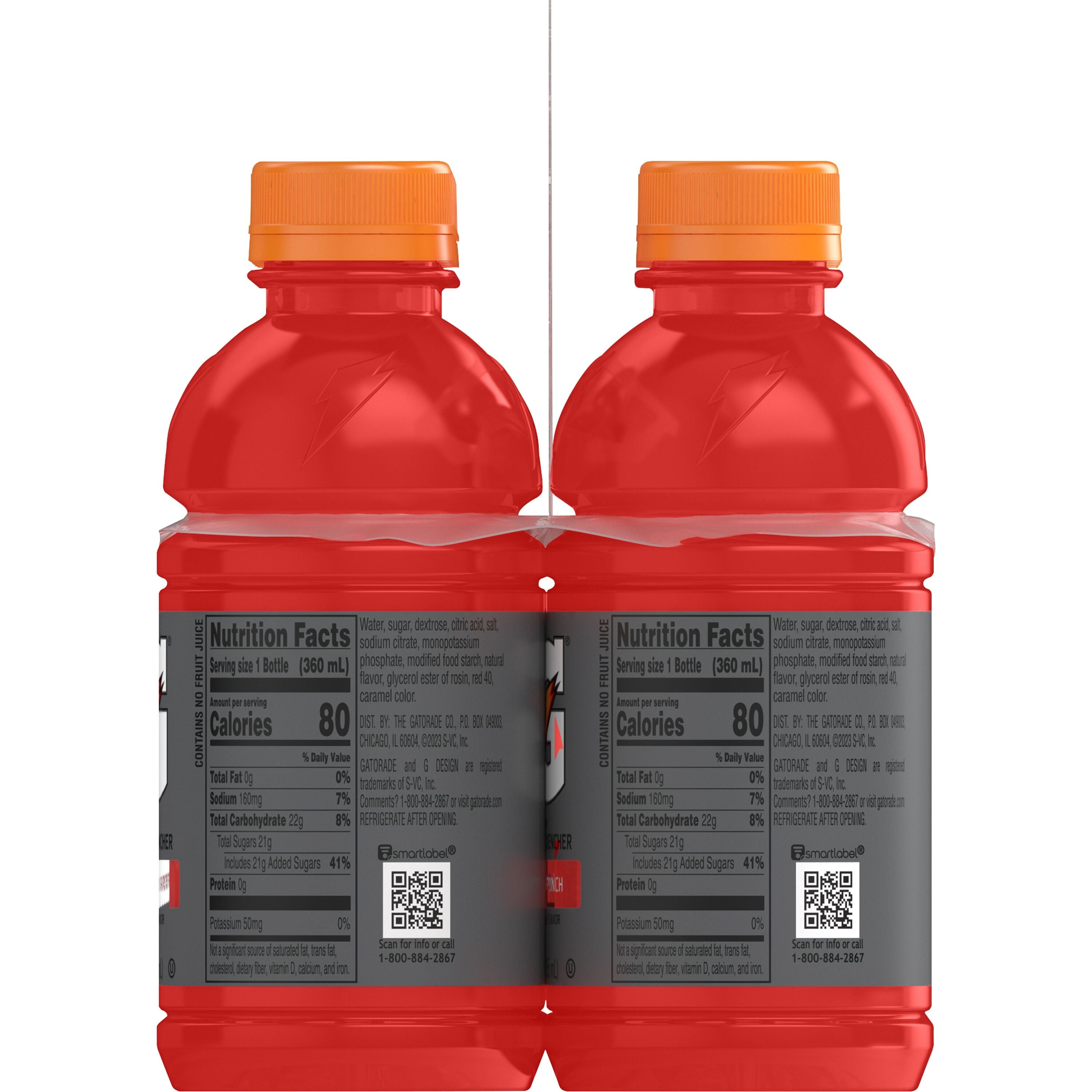 Gatorade Thirst Quencher Fruit Punch Sports Drinks, 12 fl oz, 12 Count Bottles
