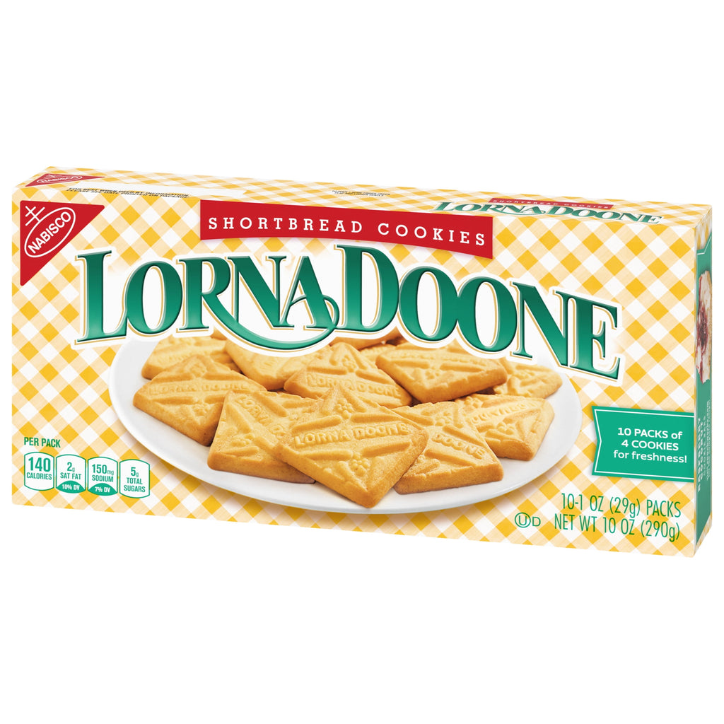 Lorna Doone Shortbread Cookies, 10 Snack Packs (4 Cookies Per Pack)