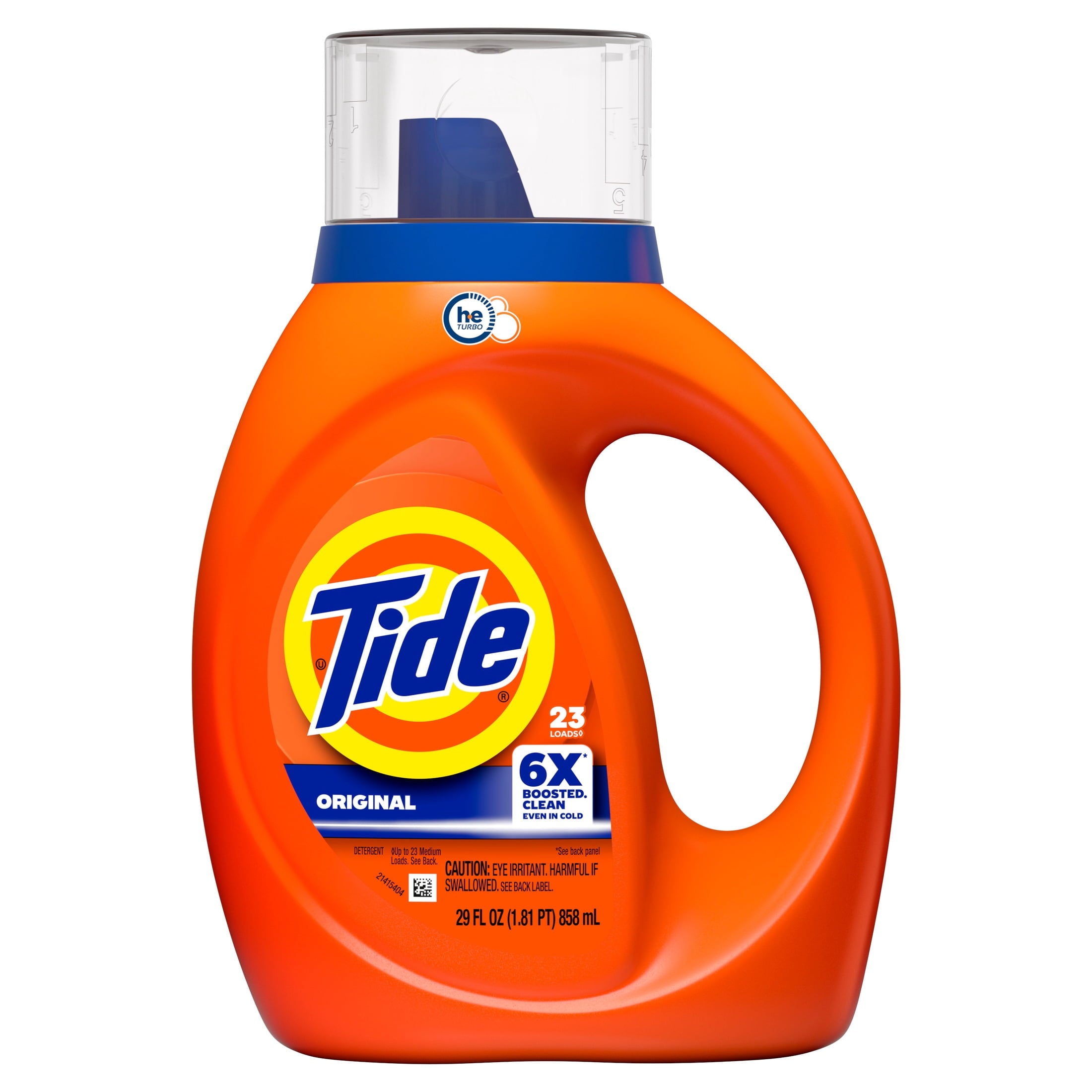 Tide Laundry Detergent Liquid with 6X Boosted Cleaning Power, Original Scent, 125 fl oz, 100 Loads