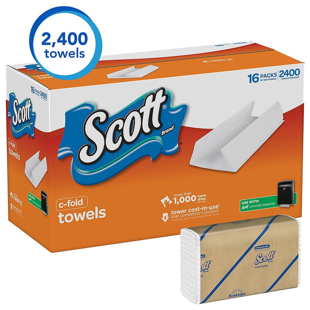Product of Scott C-Fold Paper Towels, 2,400 ct.