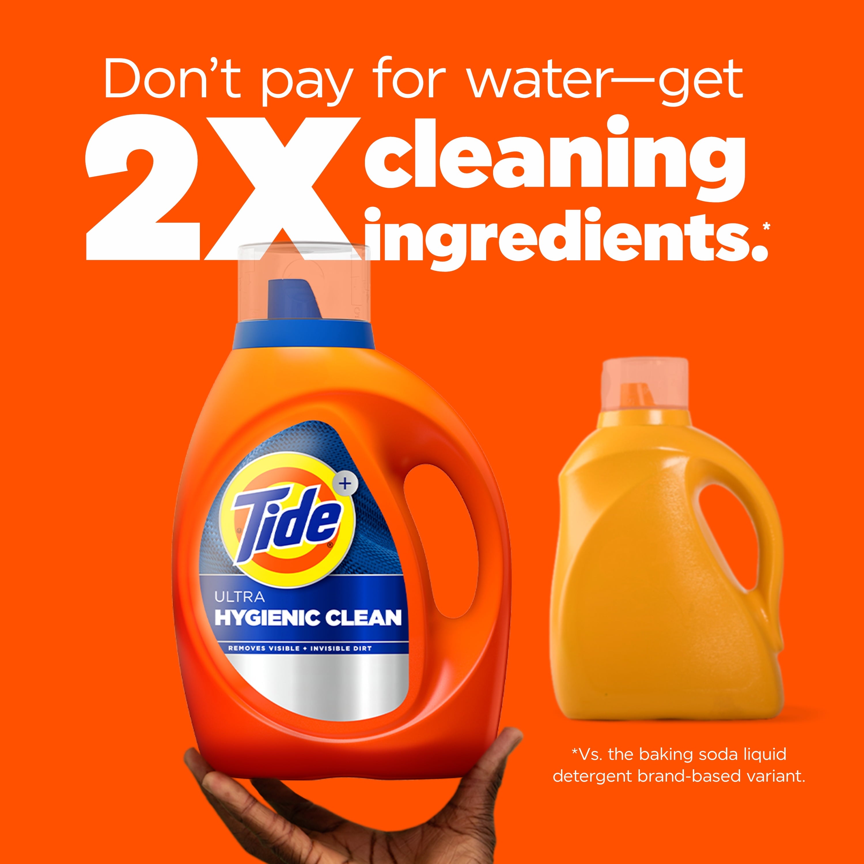 Tide Ultra Hygienic Clean Liquid Laundry Detergent, Original Scent, 84 fl oz, 59 Loads