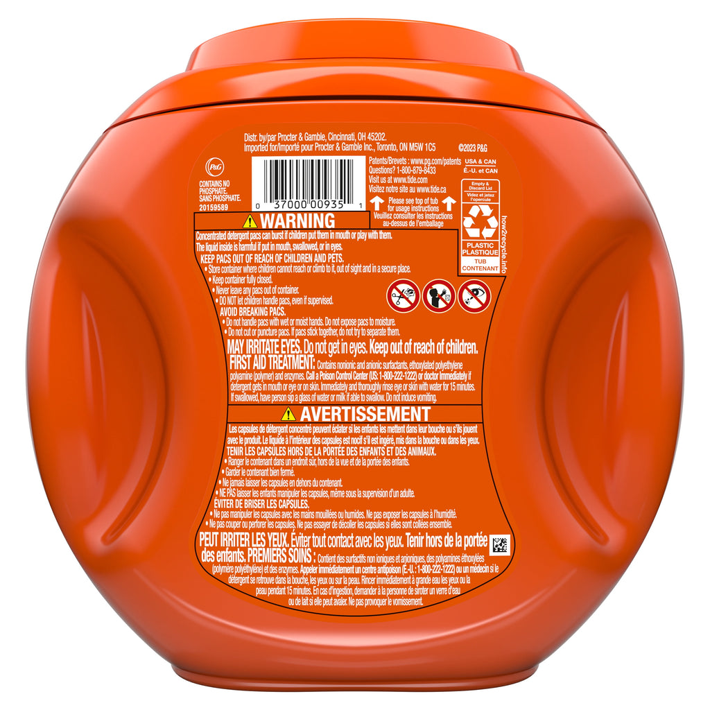Tide PODS Laundry Detergent Soap Pacs, Original Scent, 76 Count
