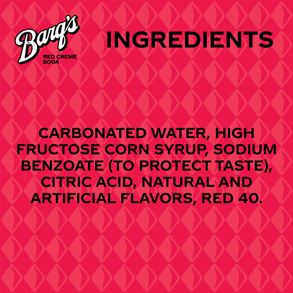 Barq's Red Creme Soda Pop Fridge Pack Cans, 12 fl oz, 12 Pack