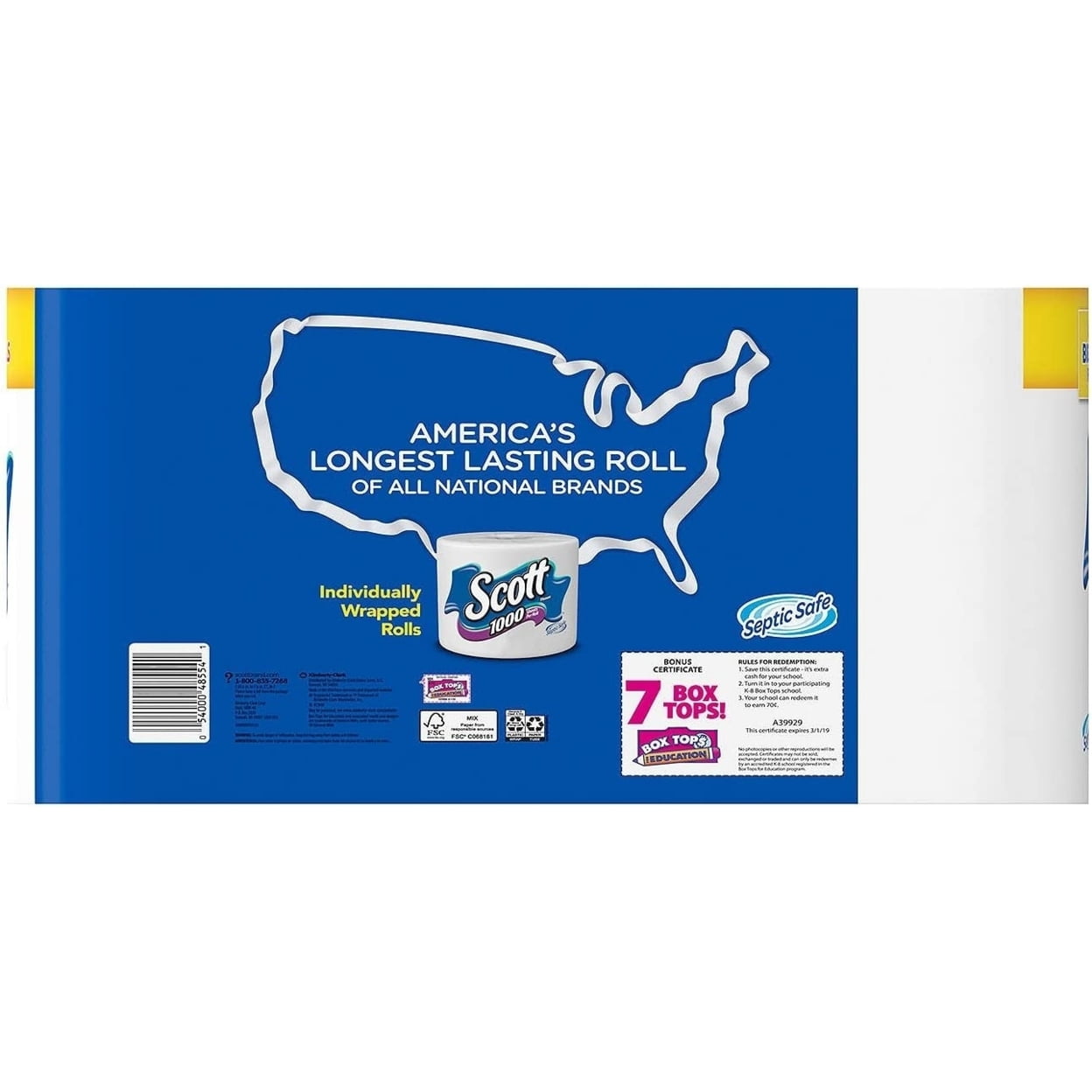 Scott 1000-Sheet Limited Edition Bath Tissue (45 rolls)