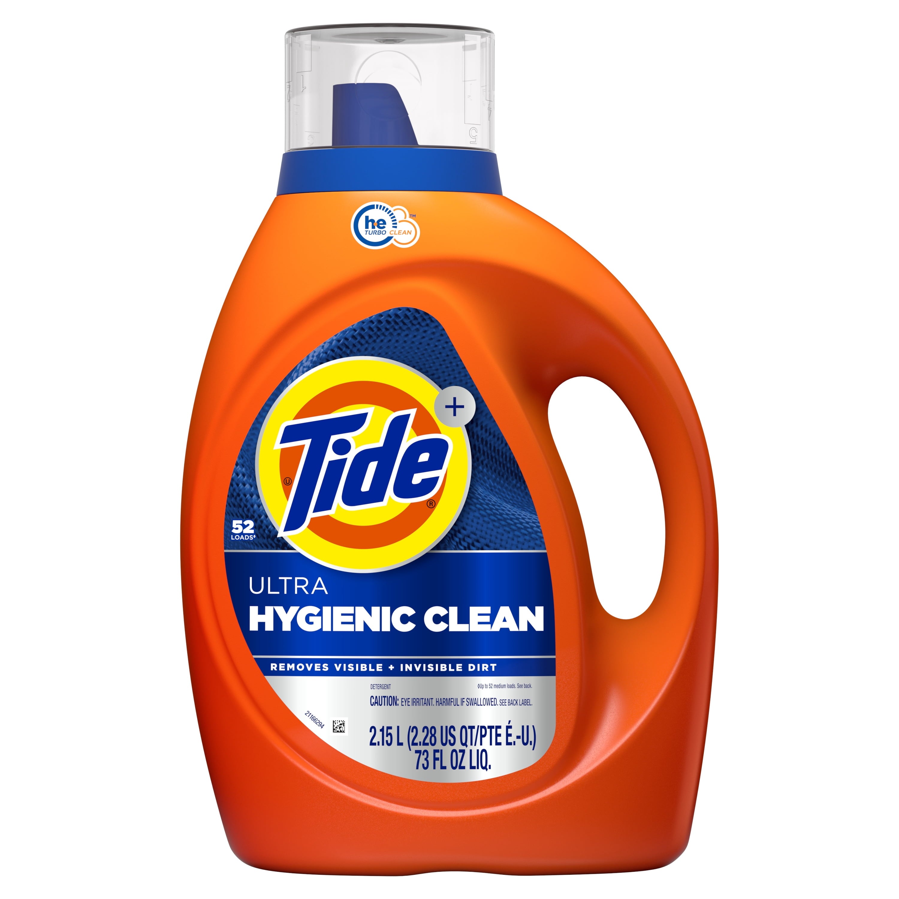 Tide Ultra Hygienic Clean Liquid Laundry Detergent, Original Scent, 117 fl oz, 83 Loads