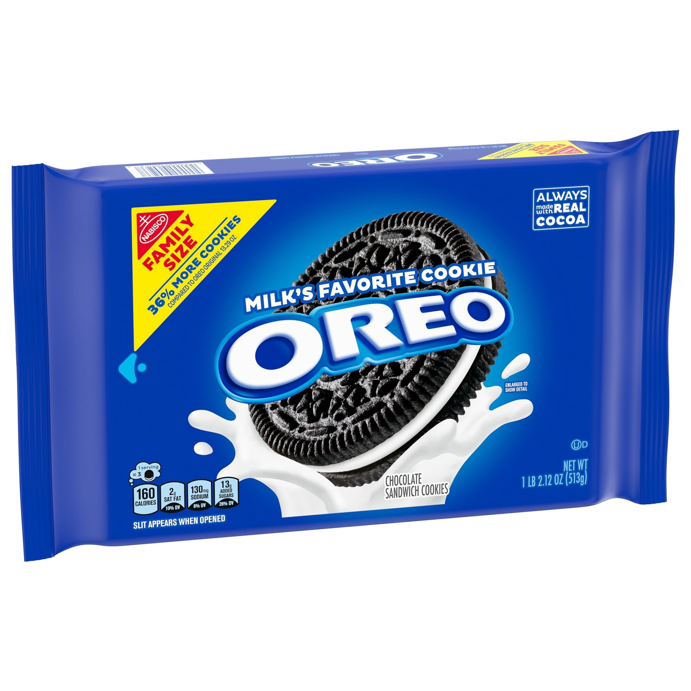 OREO Chocolate Sandwich Cookies, Family Size, 18.12 oz