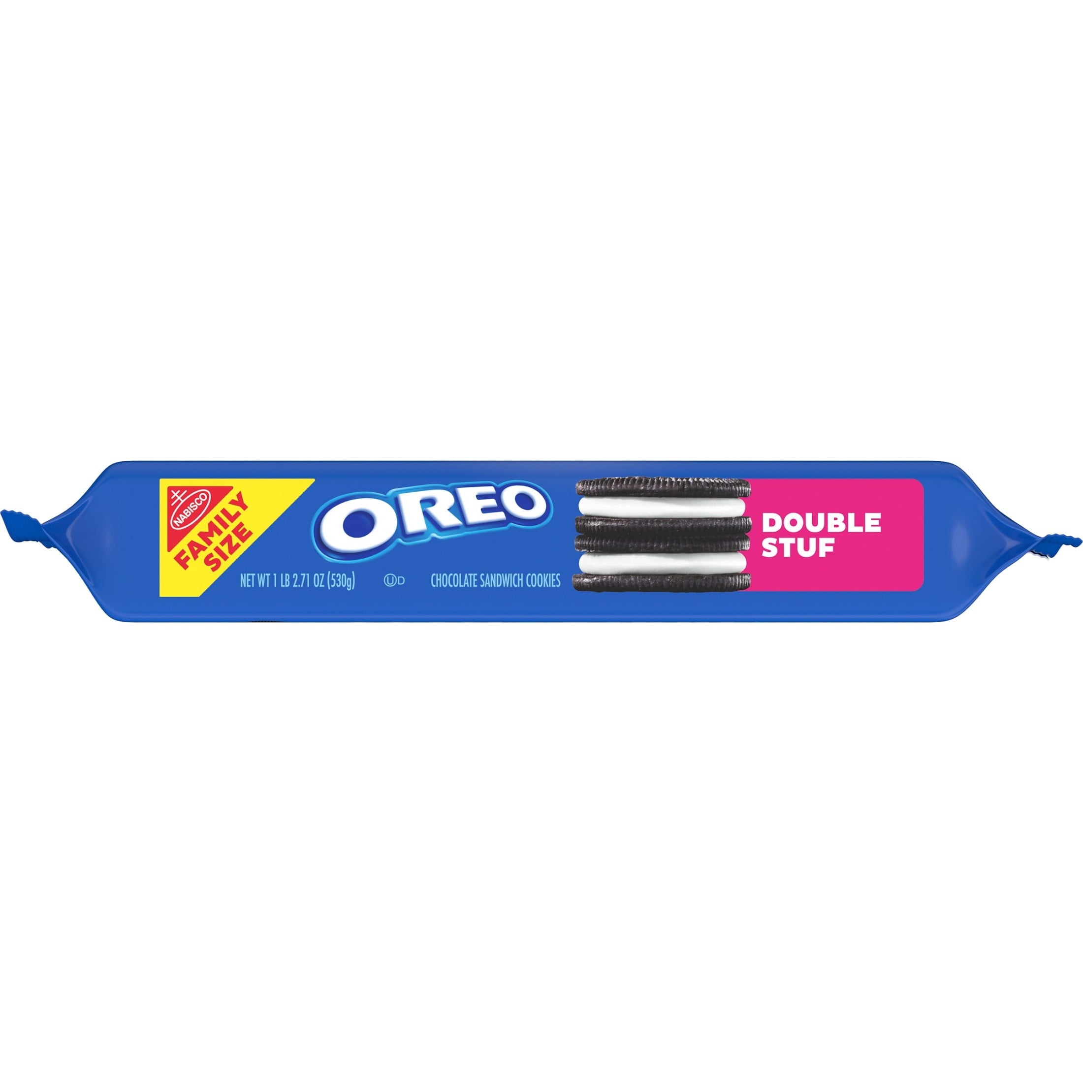 OREO Double Stuf Chocolate Sandwich Cookies, Family Size, 18.71 oz