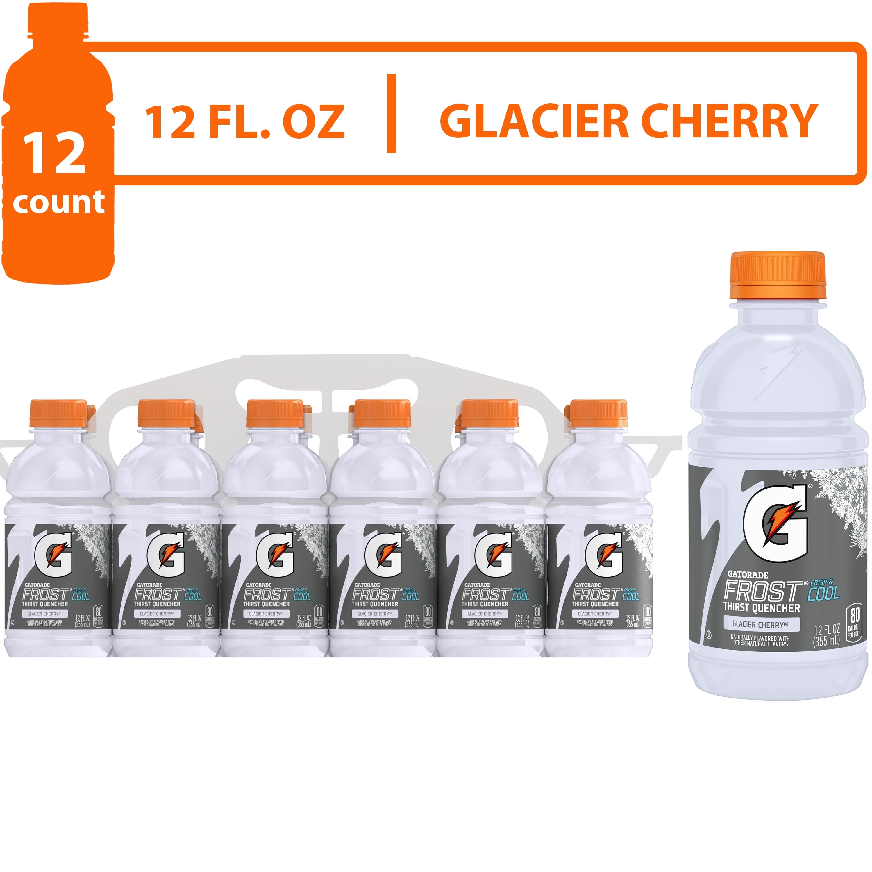 Gatorade Thirst Quencher Fruit Punch Sports Drinks, 12 fl oz, 12 Count Bottles
