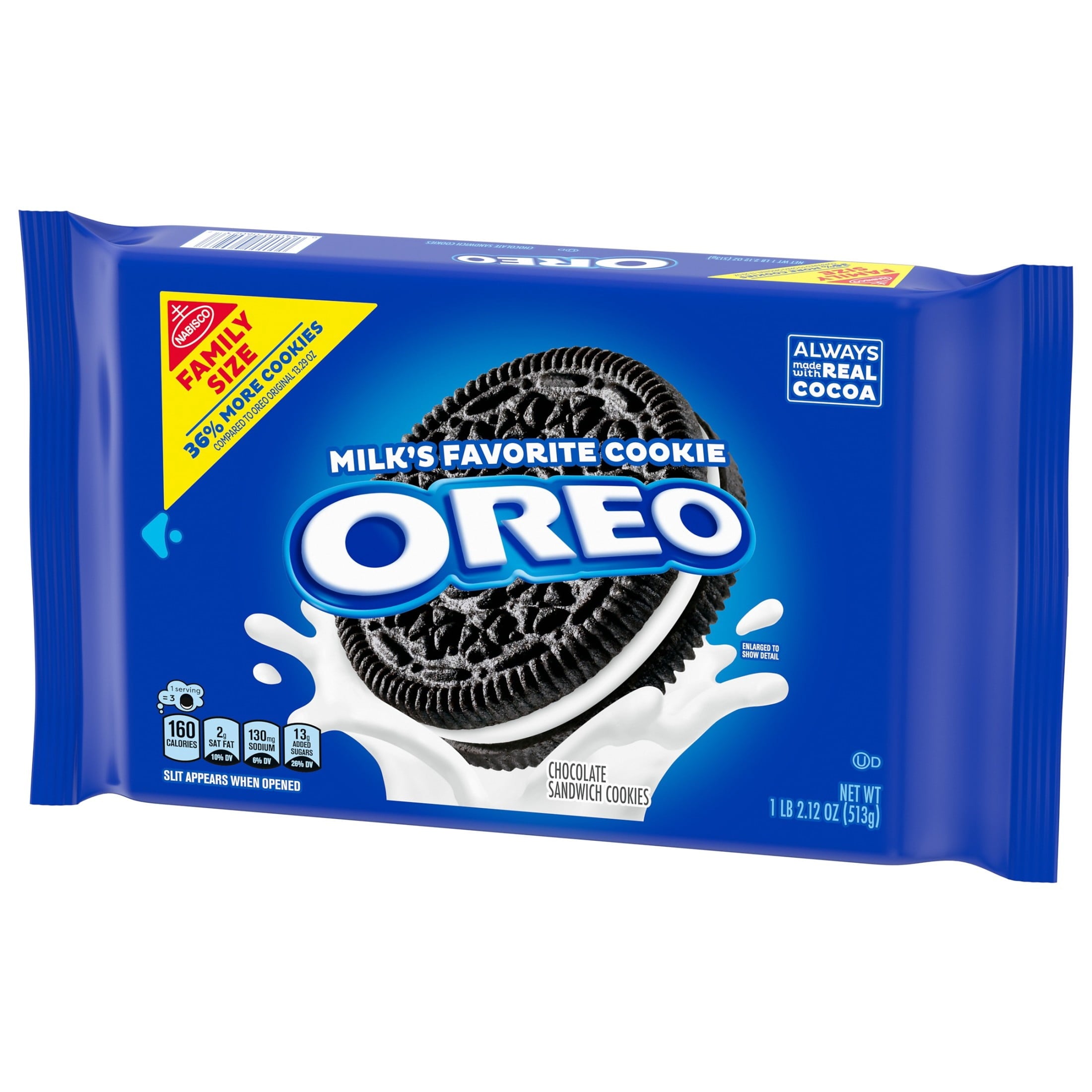 OREO Chocolate Sandwich Cookies, Family Size, 18.12 oz