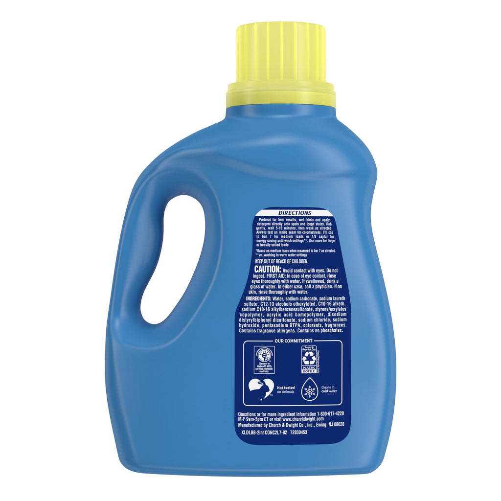 Xtra Plus Scent of Escape, Lavender & Sweet Vanilla, 63 Loads Liquid Laundry Detergent, 97.7 fl oz