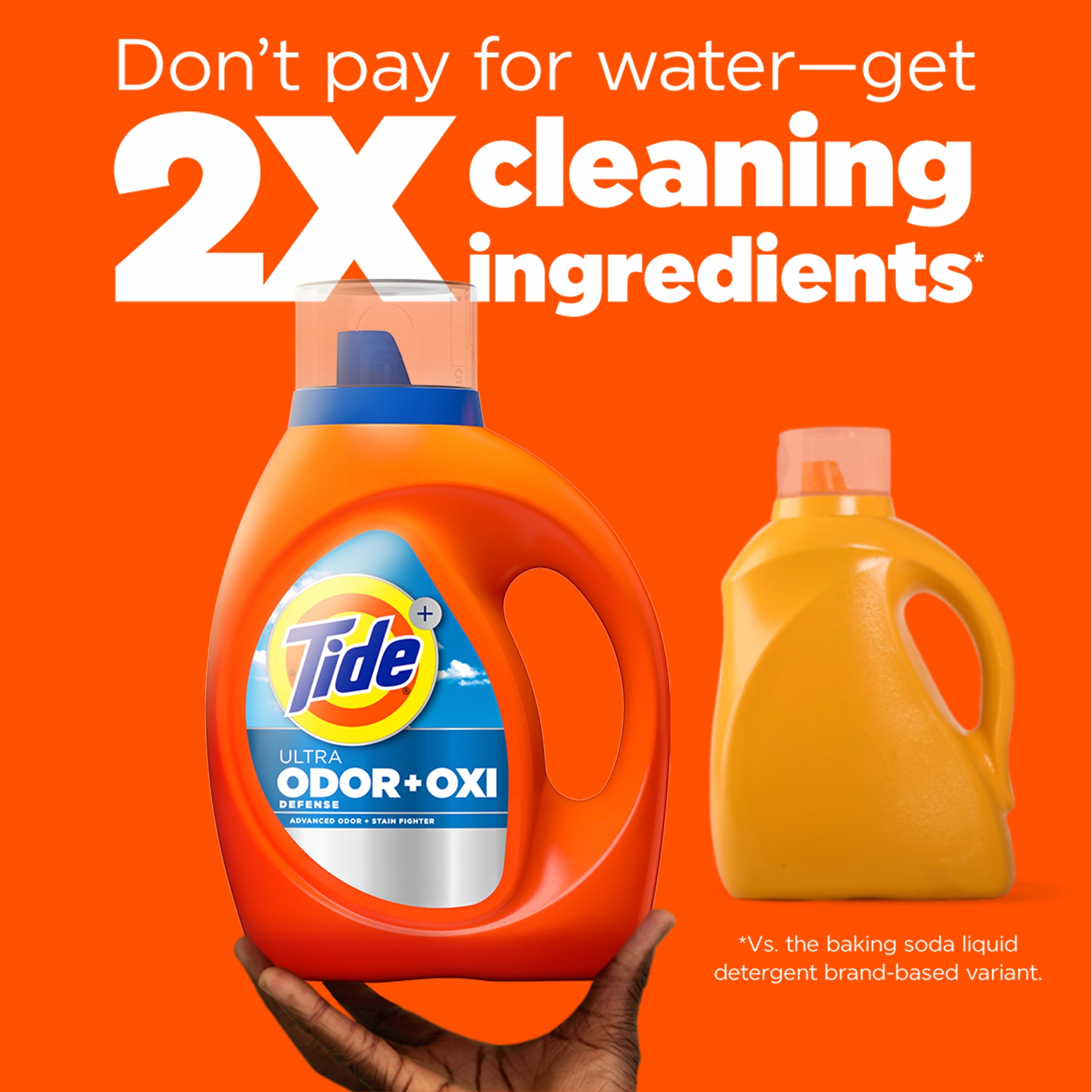 Tide Ultra Odor Defense Plus Oxi Liquid Laundry Detergent, 117 fl oz, 83 Loads